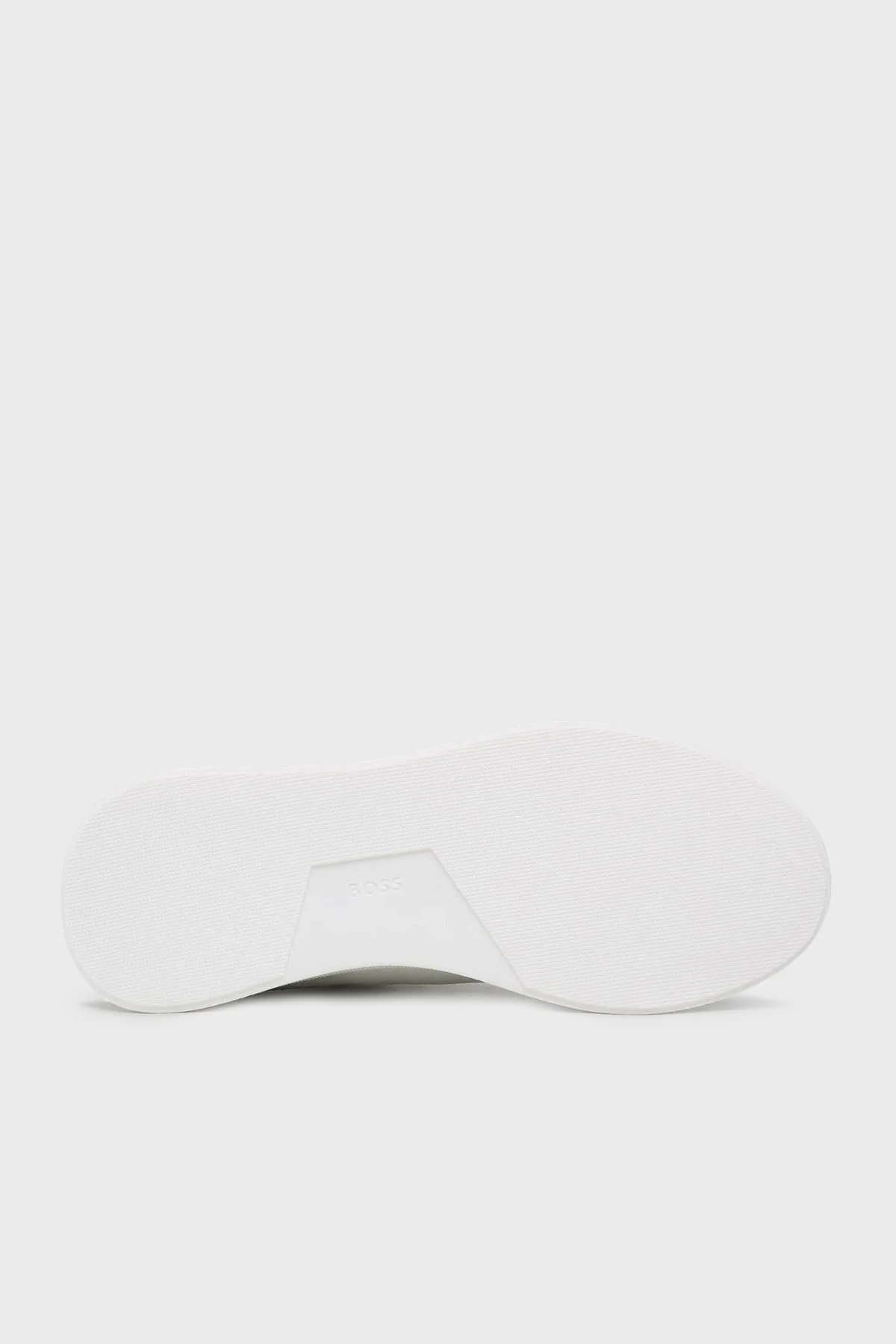 Boss Logolu Deri Sneaker Erkek Ayakkabı 50487262 100 BEYAZ - 3