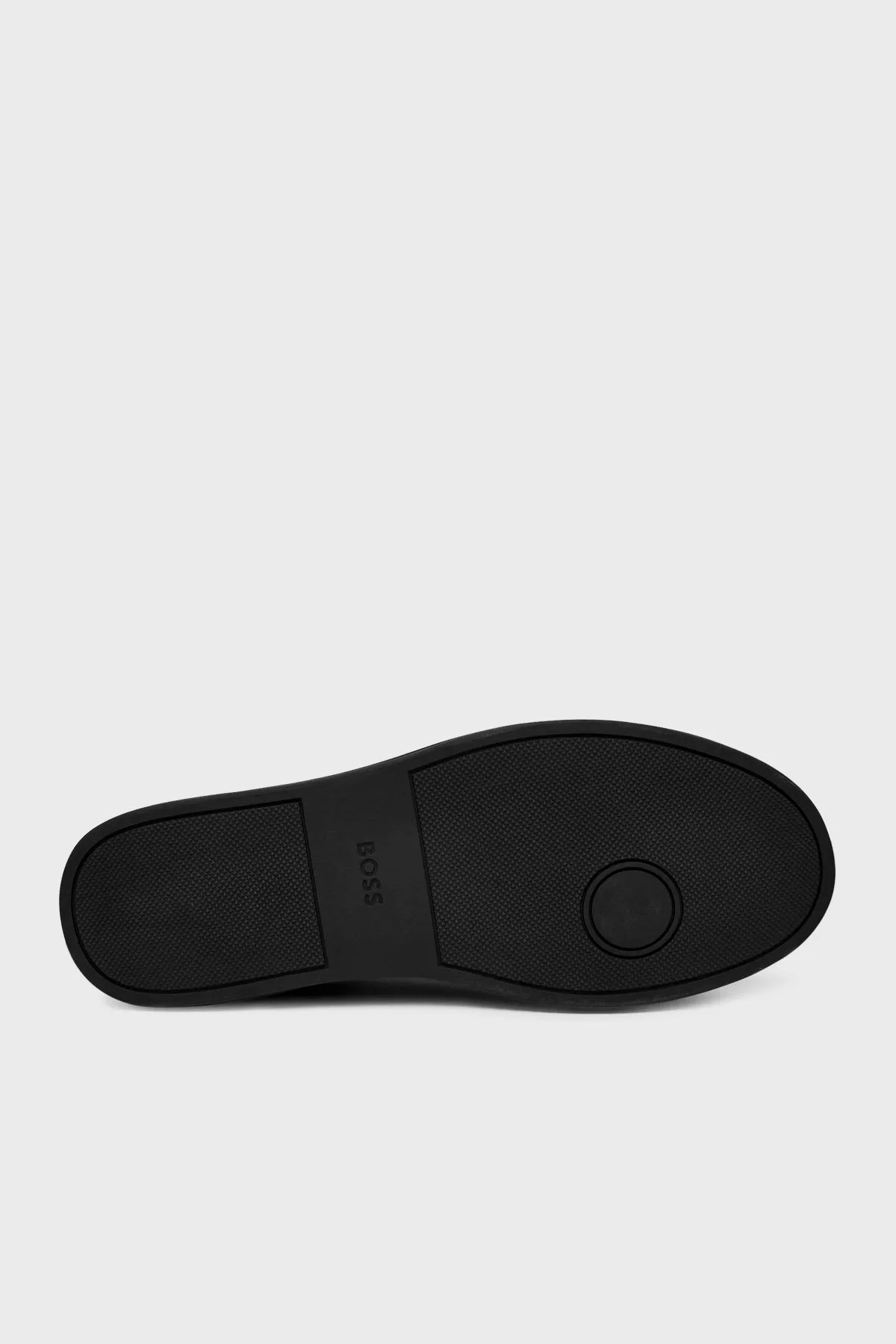 Boss Logolu Deri Sneaker Erkek Ayakkabı 50552853 005 SİYAH - 6