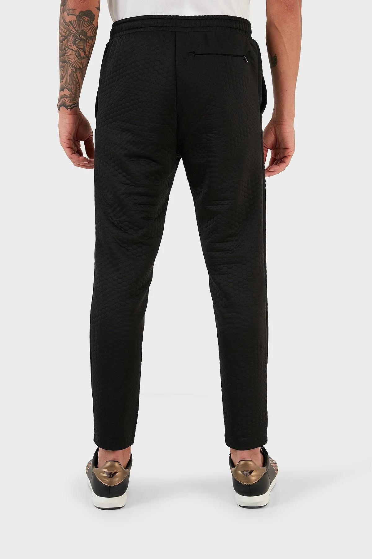 Boss Havion Lotus Dokulu Regular Fit Jogger Spor Erkek Pantolon 50493493 001 SİYAH - 3