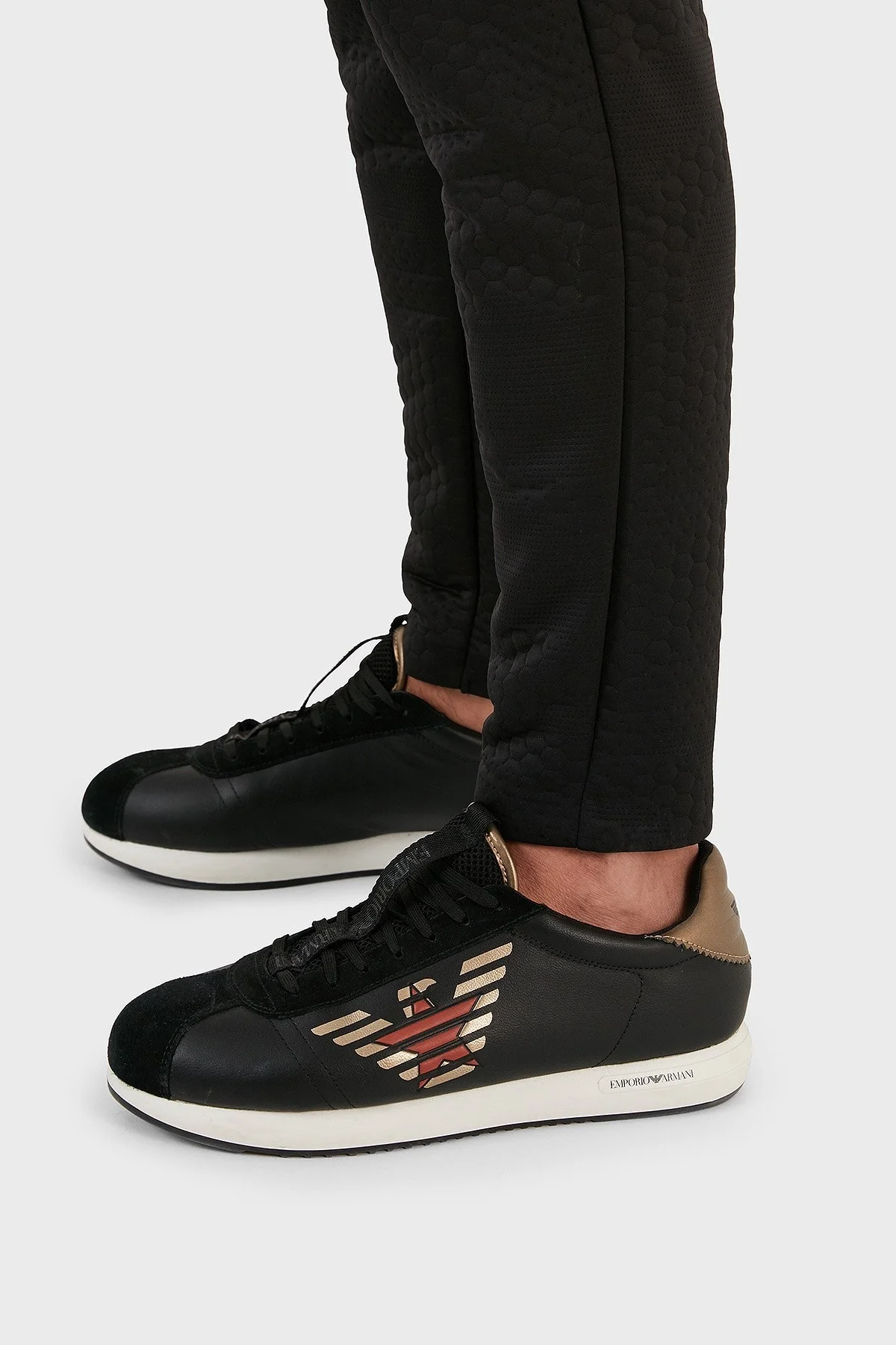 Boss Havion Lotus Dokulu Regular Fit Jogger Spor Erkek Pantolon 50493493 001 SİYAH - 5