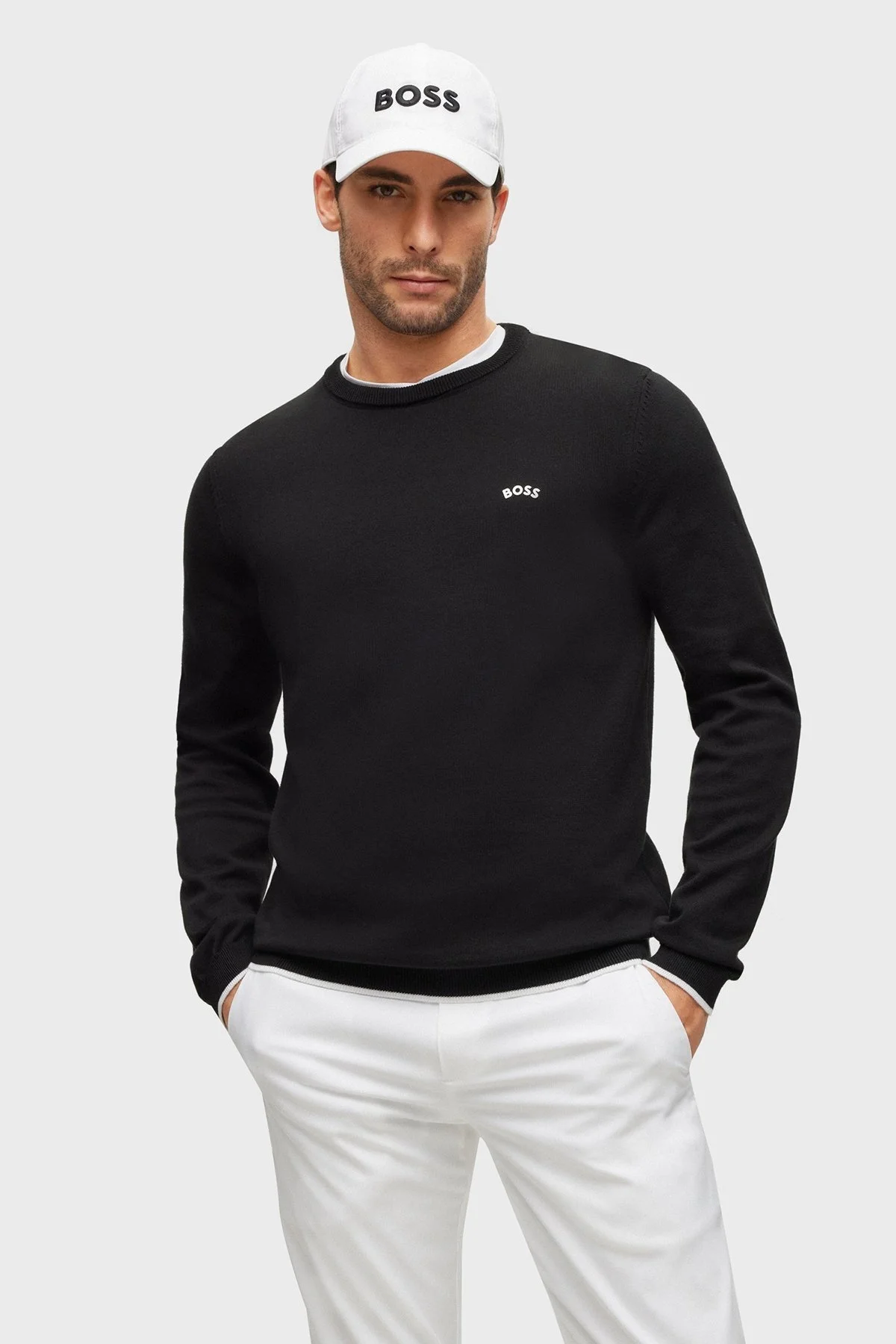 Boss Logolu Erkek Şapka 50492040 100 BEYAZ - 2
