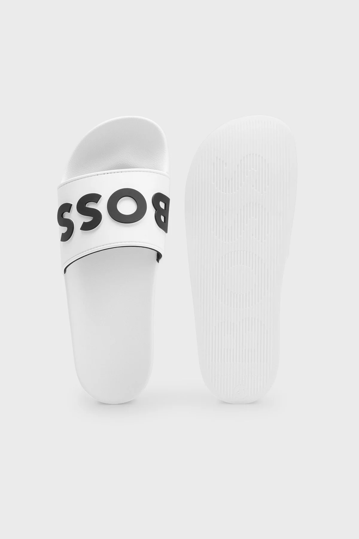 Boss Logolu Erkek Terlik 50488911 100 BEYAZ - 4