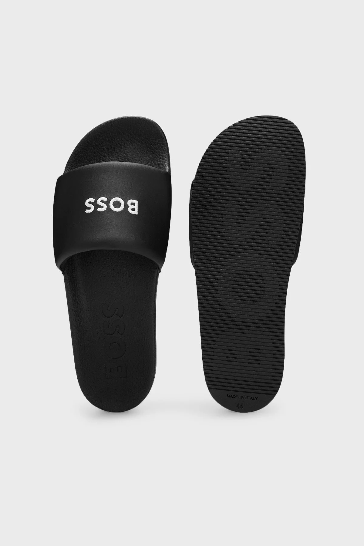 Boss Logolu Erkek Terlik 50488912 001 SİYAH - 5