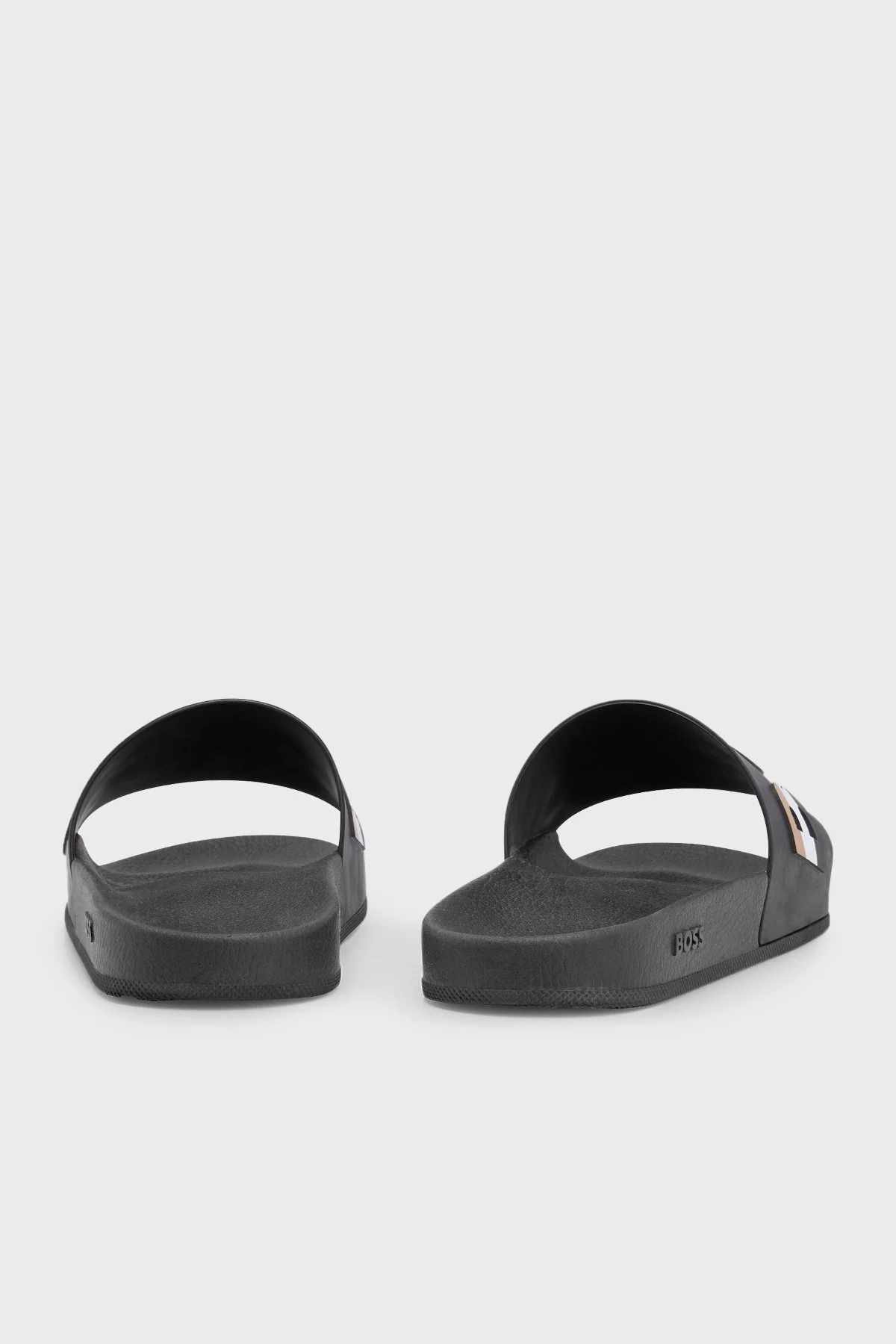 Boss Logolu Erkek Terlik 50493100 002 SİYAH - 4