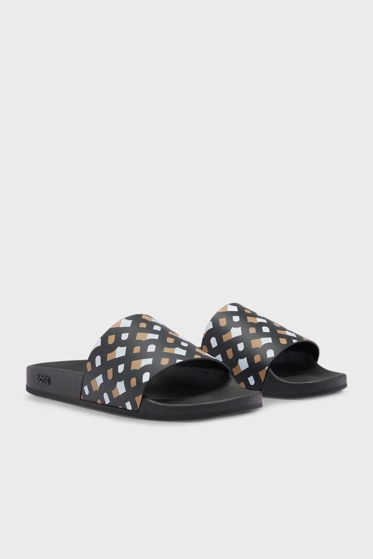 Boss Logolu Erkek Terlik 50493111 241 SİYAH - 2