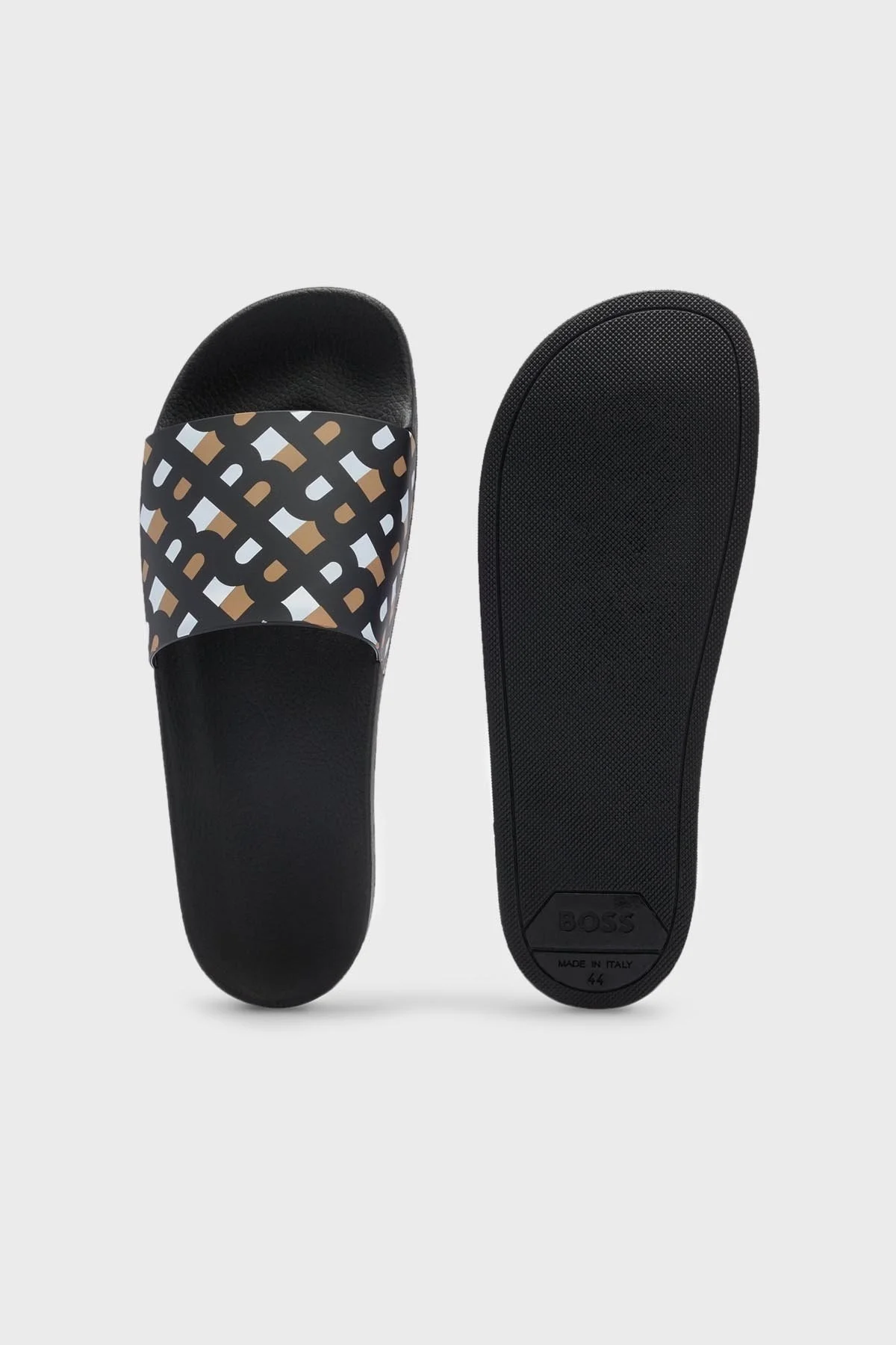 Boss Logolu Erkek Terlik 50493111 241 SİYAH - 4