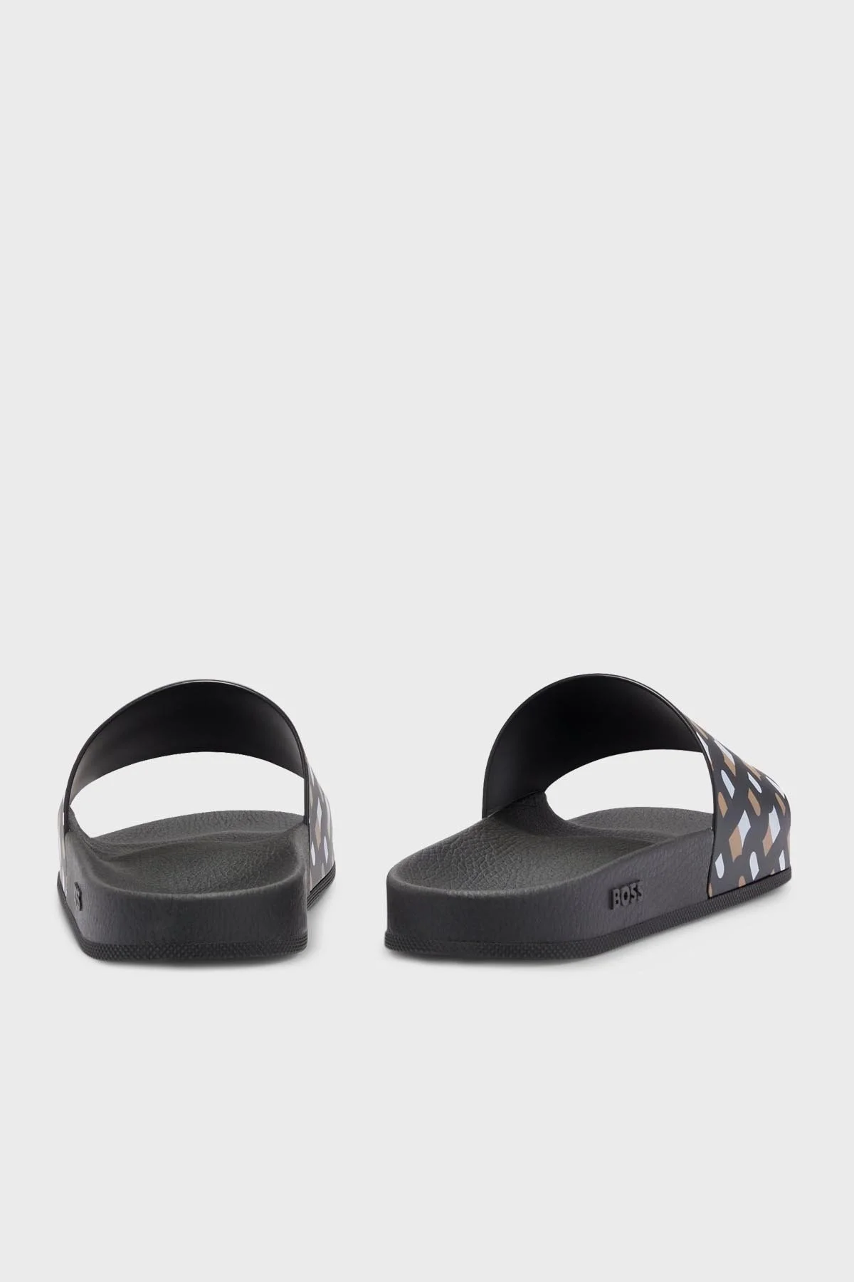 Boss Logolu Erkek Terlik 50493111 241 SİYAH - 5