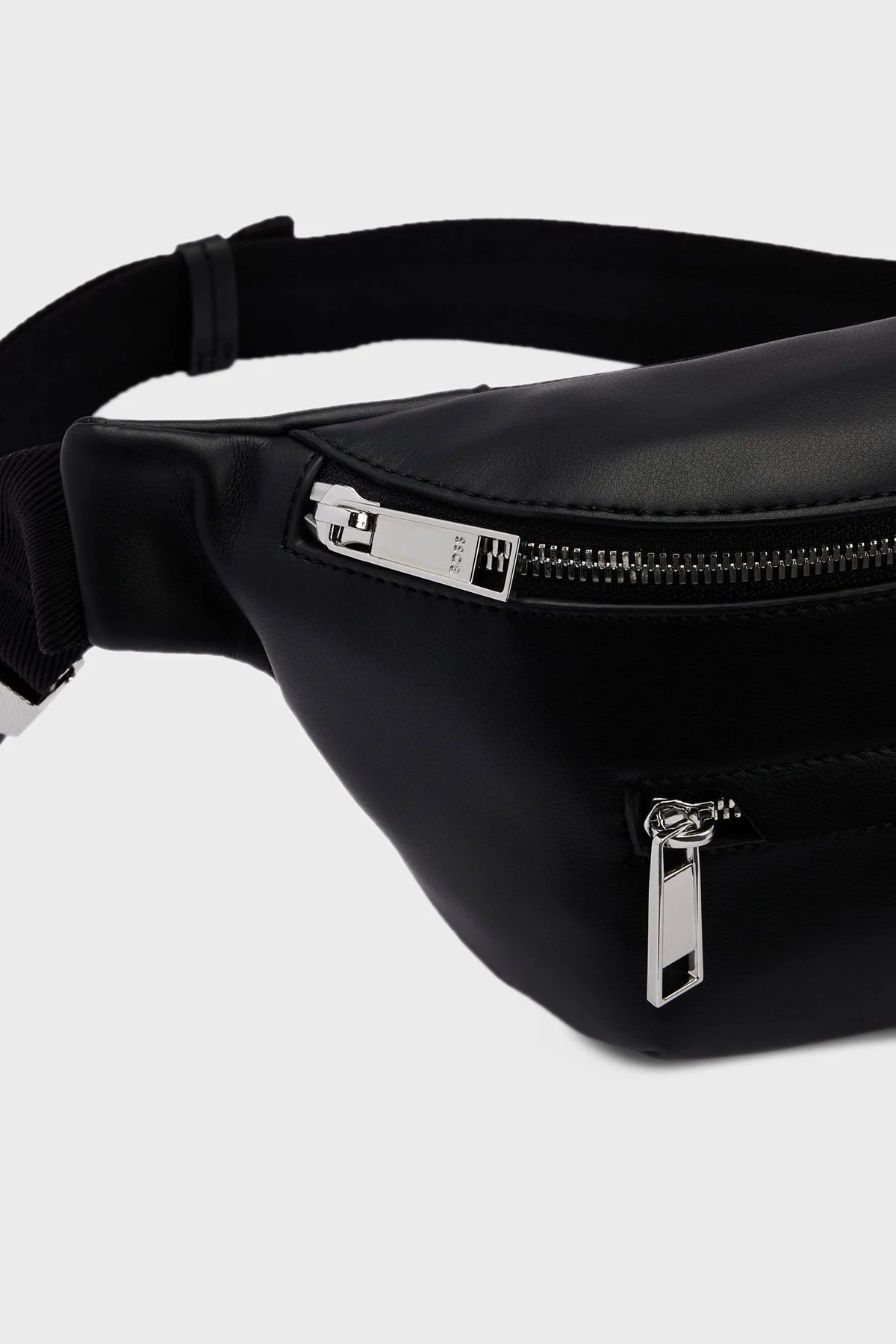 Boss Logolu Fermuarlı Erkek Bel Çantası 50492023 001 SİYAH - 6