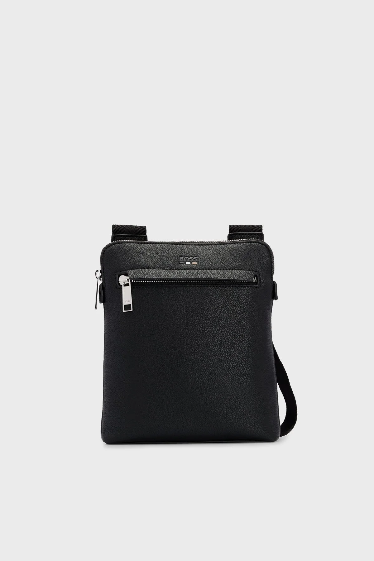 Boss Logolu Fermuarlı Erkek Çanta 50490873 001 SİYAH - 1
