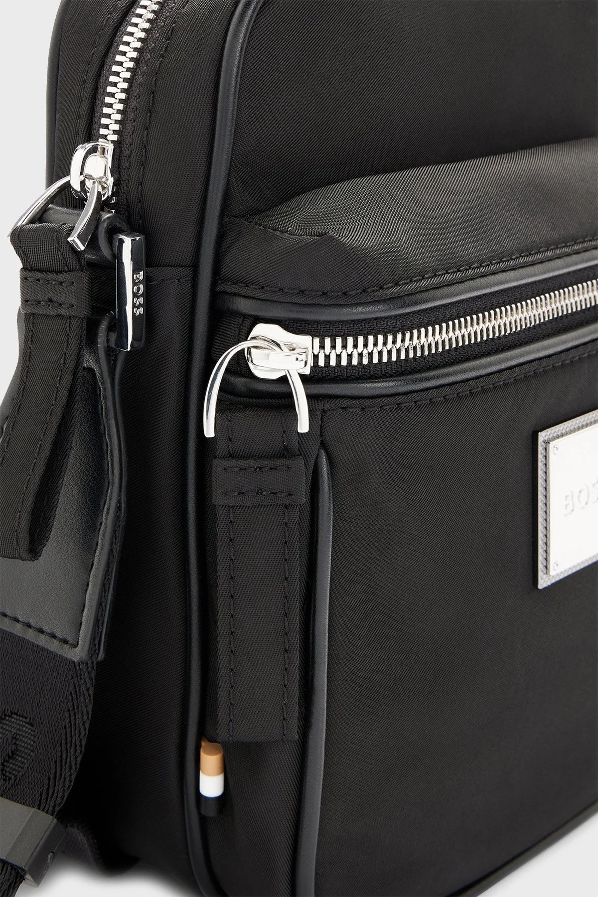 Boss Logolu Fermuarlı Erkek Çanta 50498702 001 SİYAH - 6