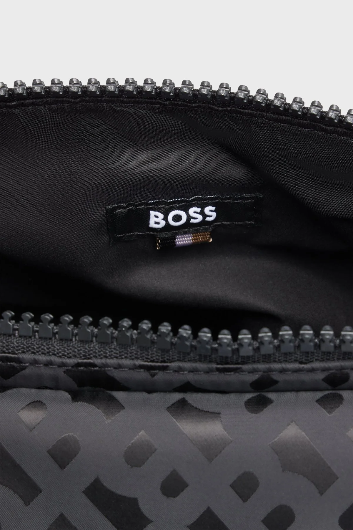 Boss Logolu Fermuarlı Erkek Çanta 50499049 001 SİYAH - 5