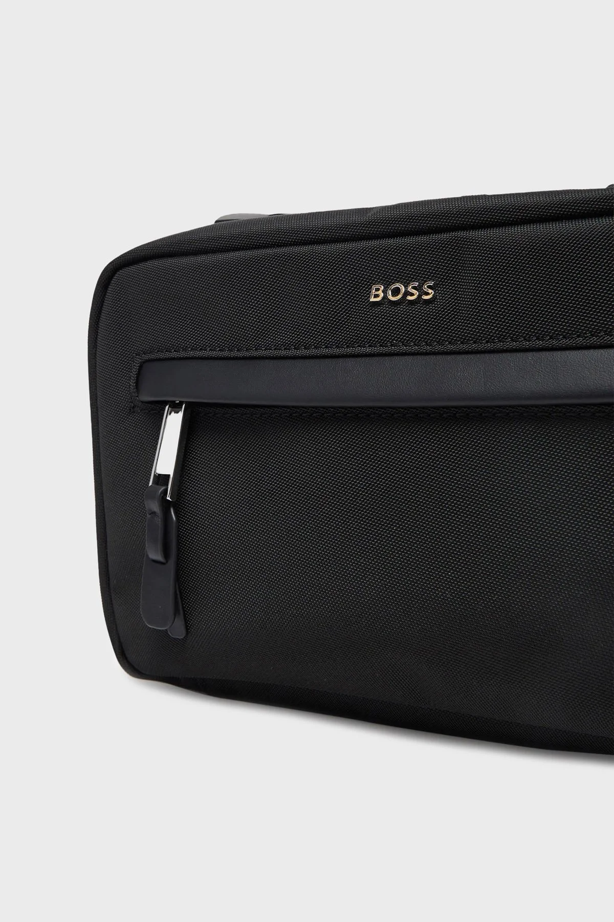 Boss Logolu Fermuarlı Erkek Çanta 50541571 001 SİYAH - 3