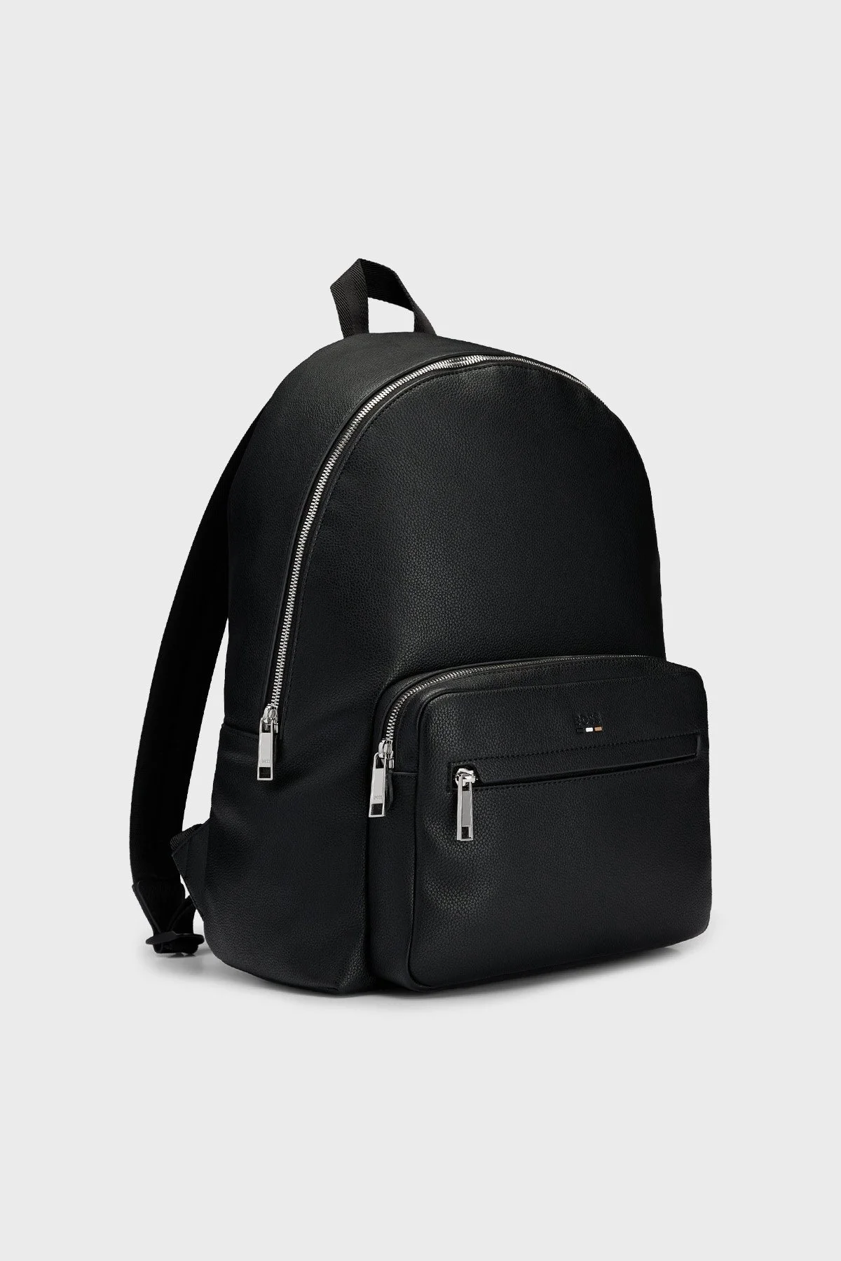 Boss Logolu Fermuarlı Erkek Sırt Çantası 50490864 001 SİYAH - 6