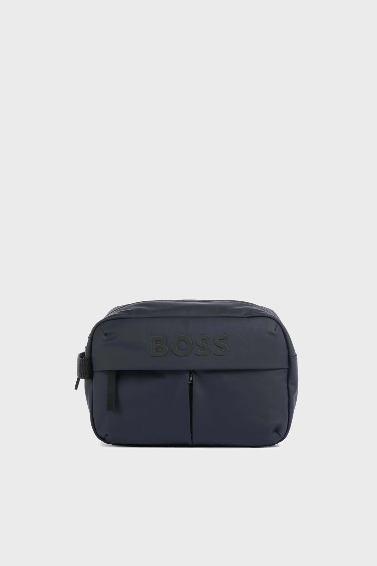 Boss Logolu Fermuarlı Kozmetik Erkek Çanta 50529131 402 LACİVERT - 1