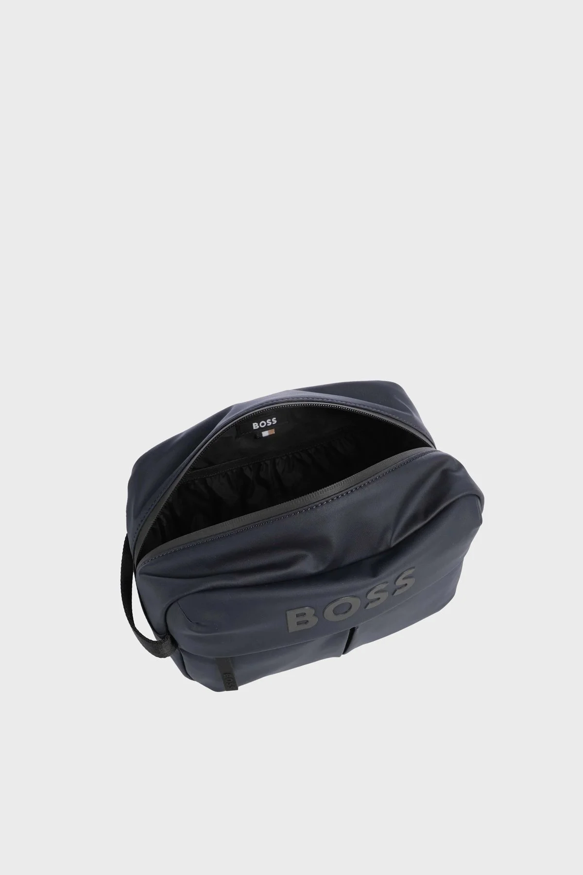 Boss Logolu Fermuarlı Kozmetik Erkek Çanta 50529131 402 LACİVERT - 3