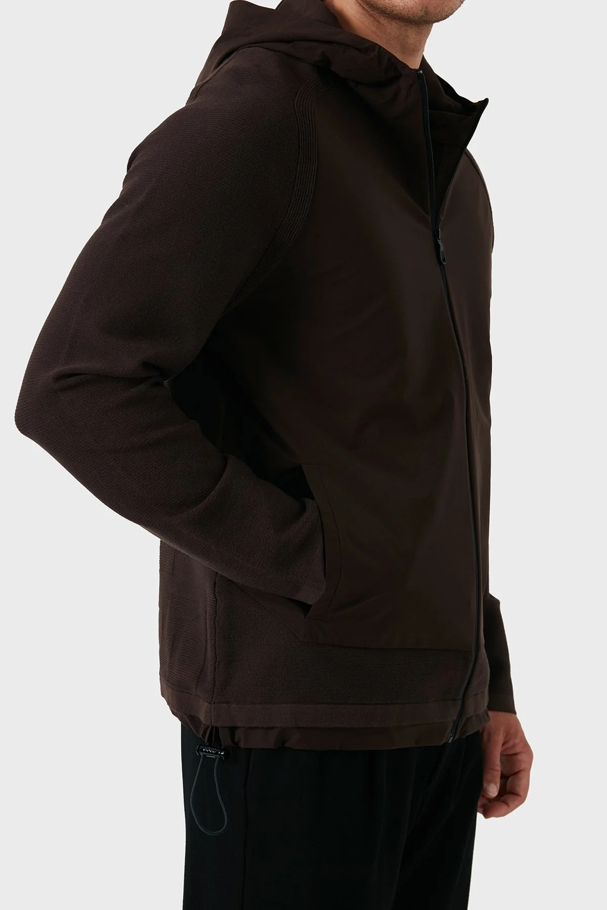 Boss Logolu Fermuarlı Relaxed Fit Erkek Mont 50517091 213 KAHVE - 6