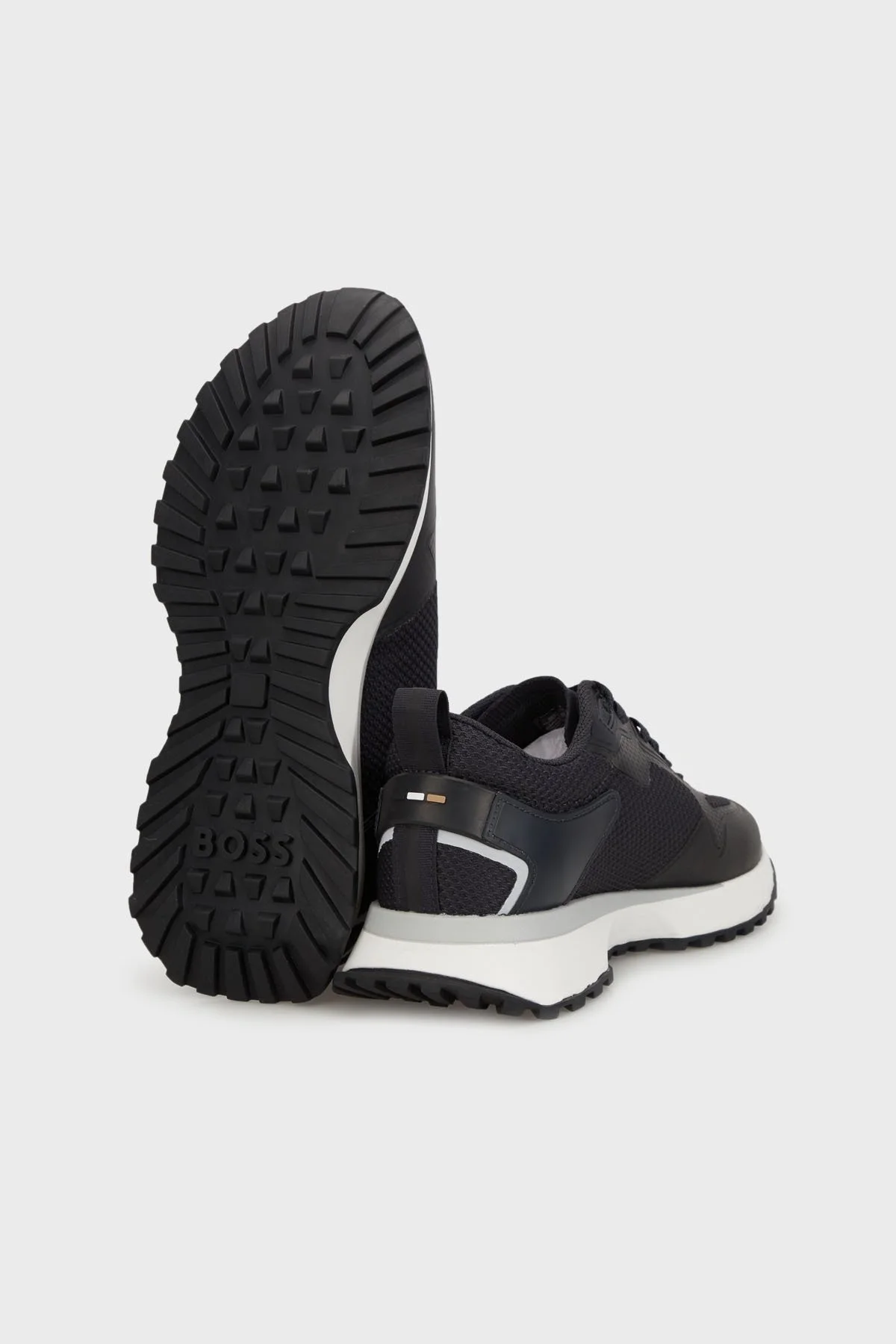 Boss Logolu File Detaylı Sneaker Erkek Ayakkabı 50513195 406 LACİVERT - 4