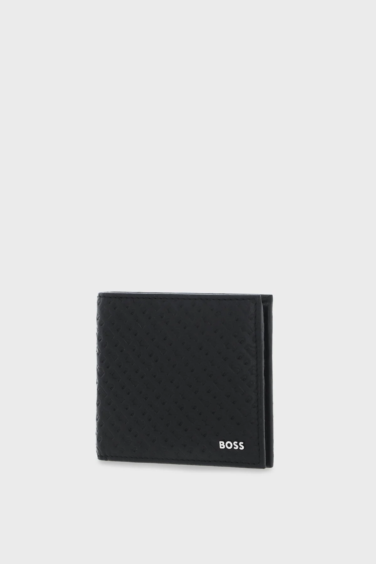 Boss Logolu Hakiki Deri 2 li Set Erkek Cüzdan 50523857 001 SİYAH - 1