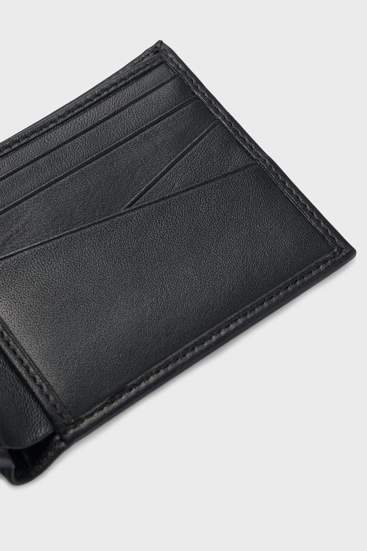 Boss Logolu Hakiki Deri Erkek Cüzdan 50486969 001 SİYAH - 2