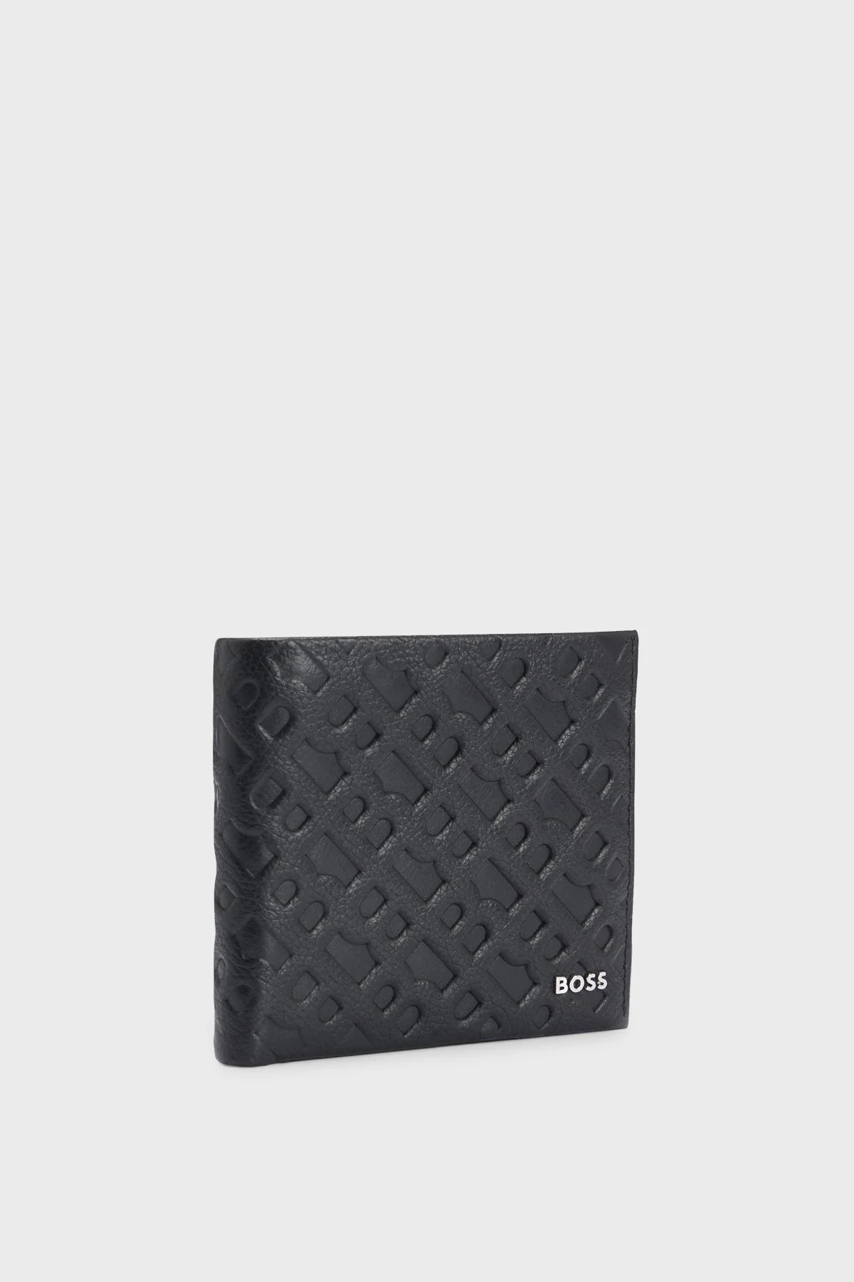 Boss Logolu Hakiki Deri Erkek Cüzdan 50504275 001 SİYAH - 4