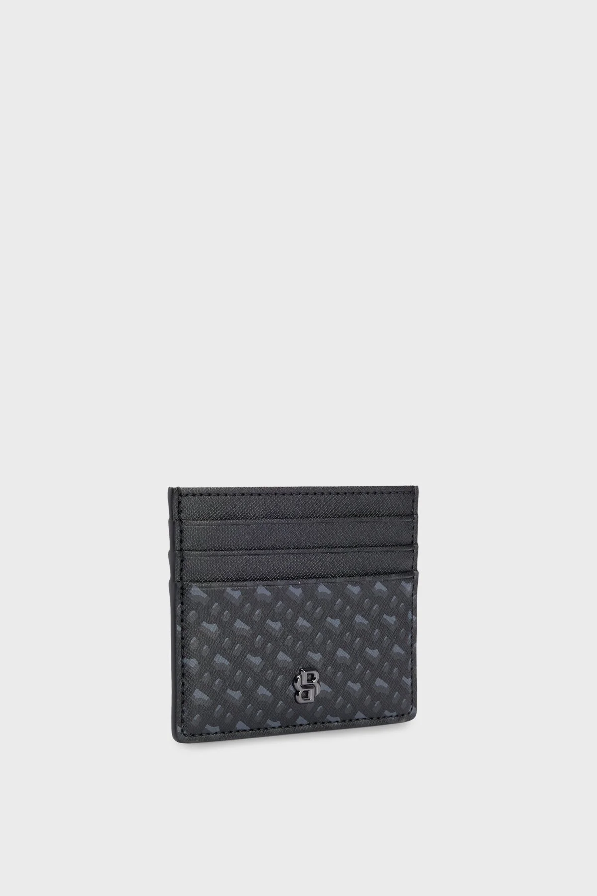 Boss Logolu Hakiki Deri Erkek Kartlık 50523971 001 SİYAH - 3