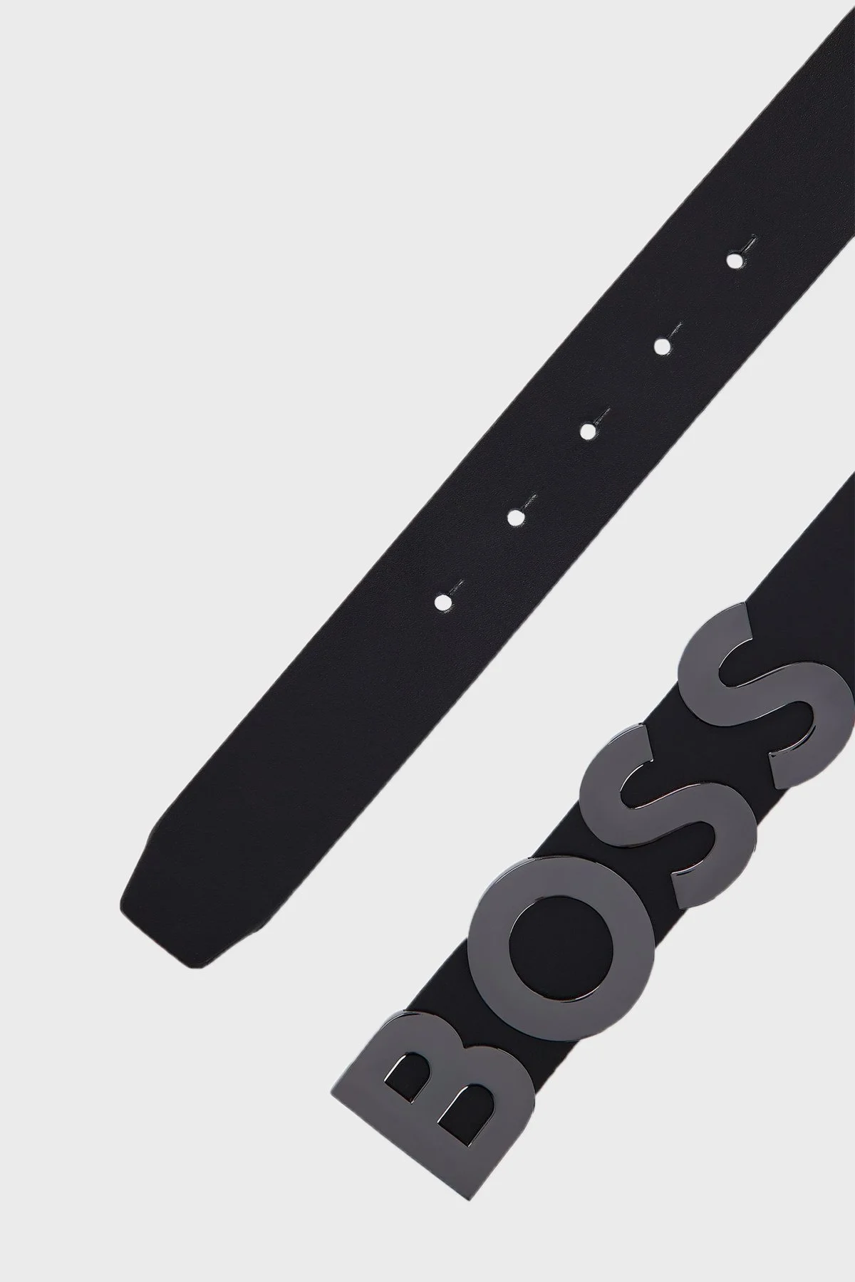 Boss Logolu Hakiki Deri Erkek Kemer 50471128 001 SİYAH - 4