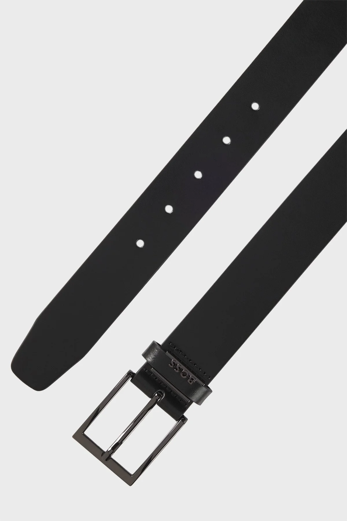 Boss Logolu Hakiki Deri Erkek Kemer 50491852 001 SİYAH - 3