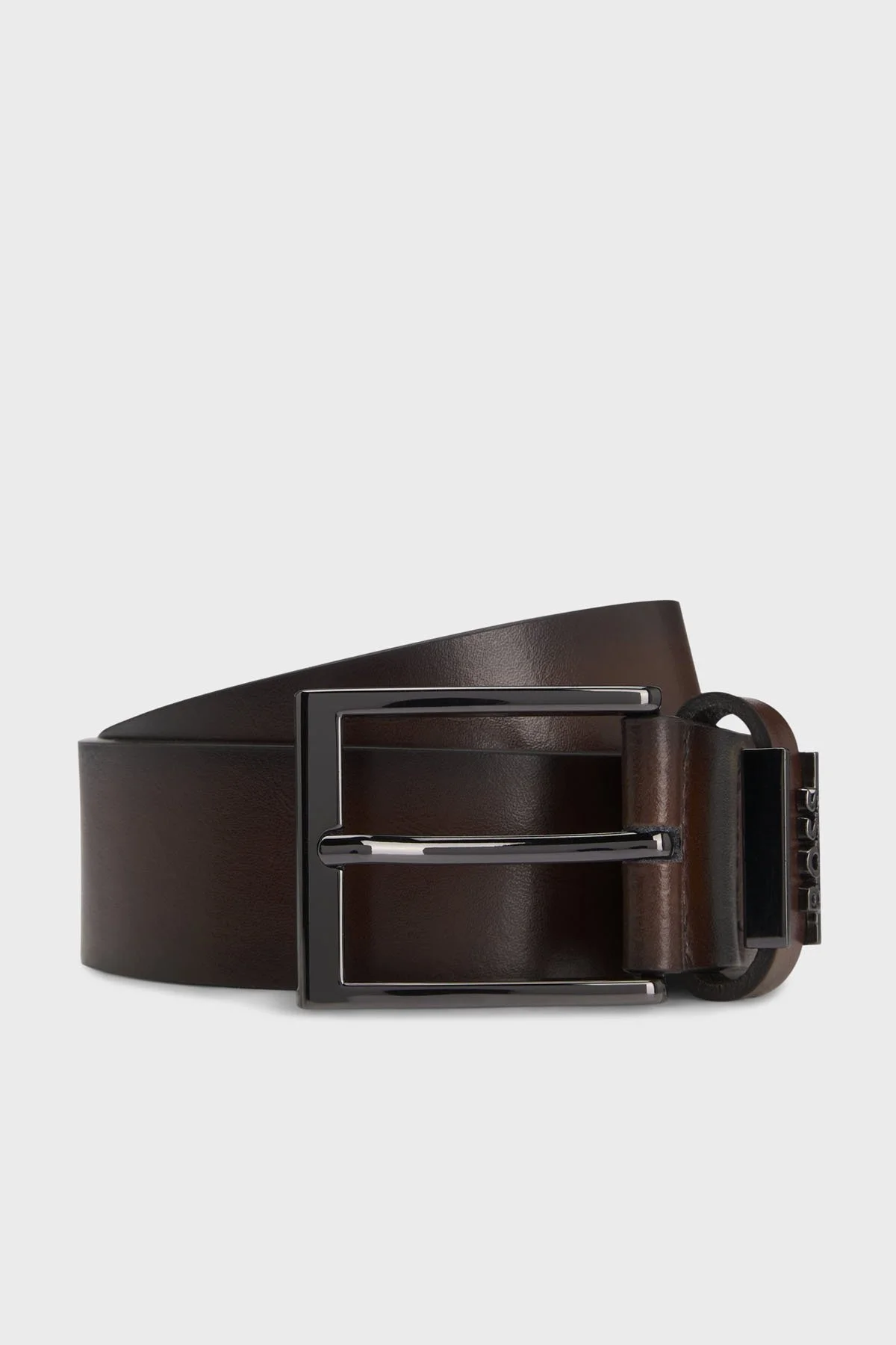 Boss Logolu Hakiki Deri Erkek Kemer 50491852 202 KAHVE - 1