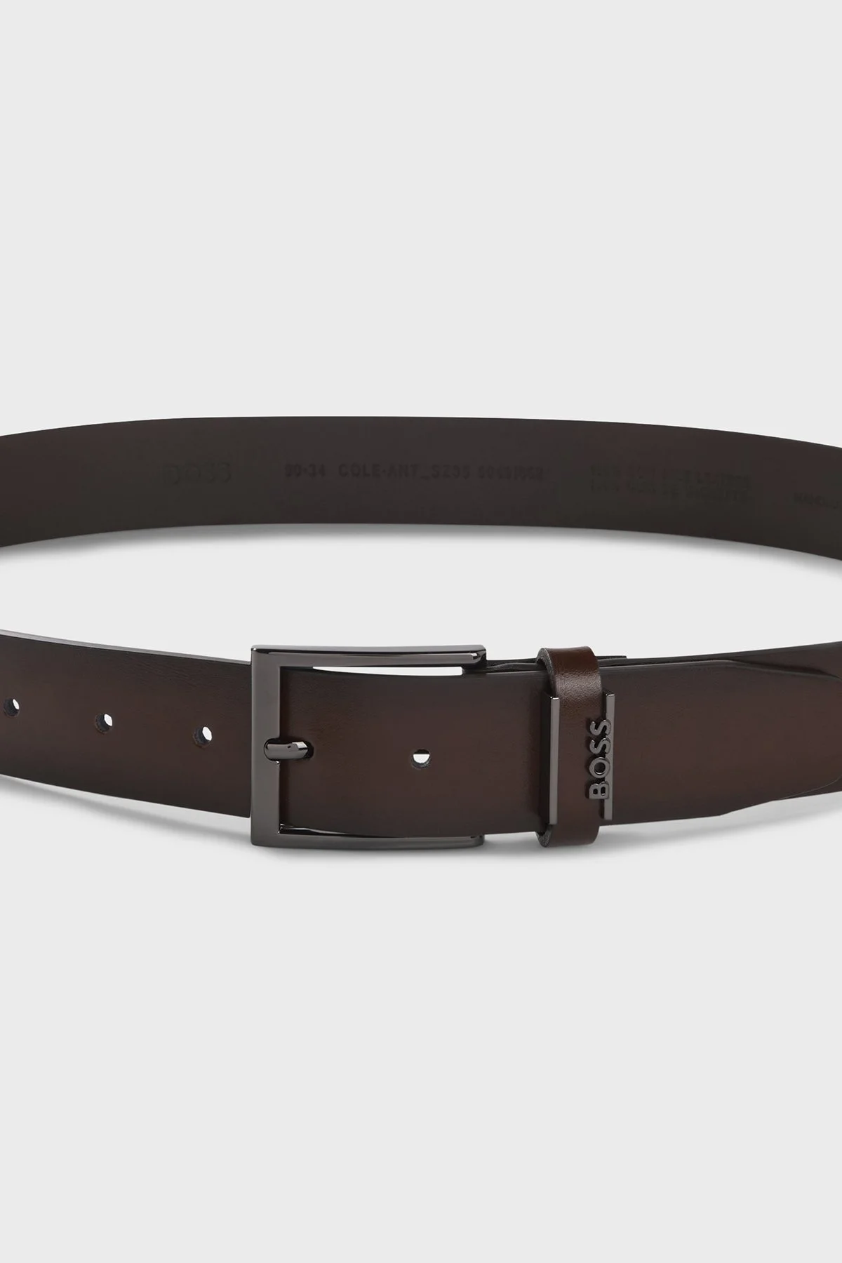 Boss Logolu Hakiki Deri Erkek Kemer 50491852 202 KAHVE - 4