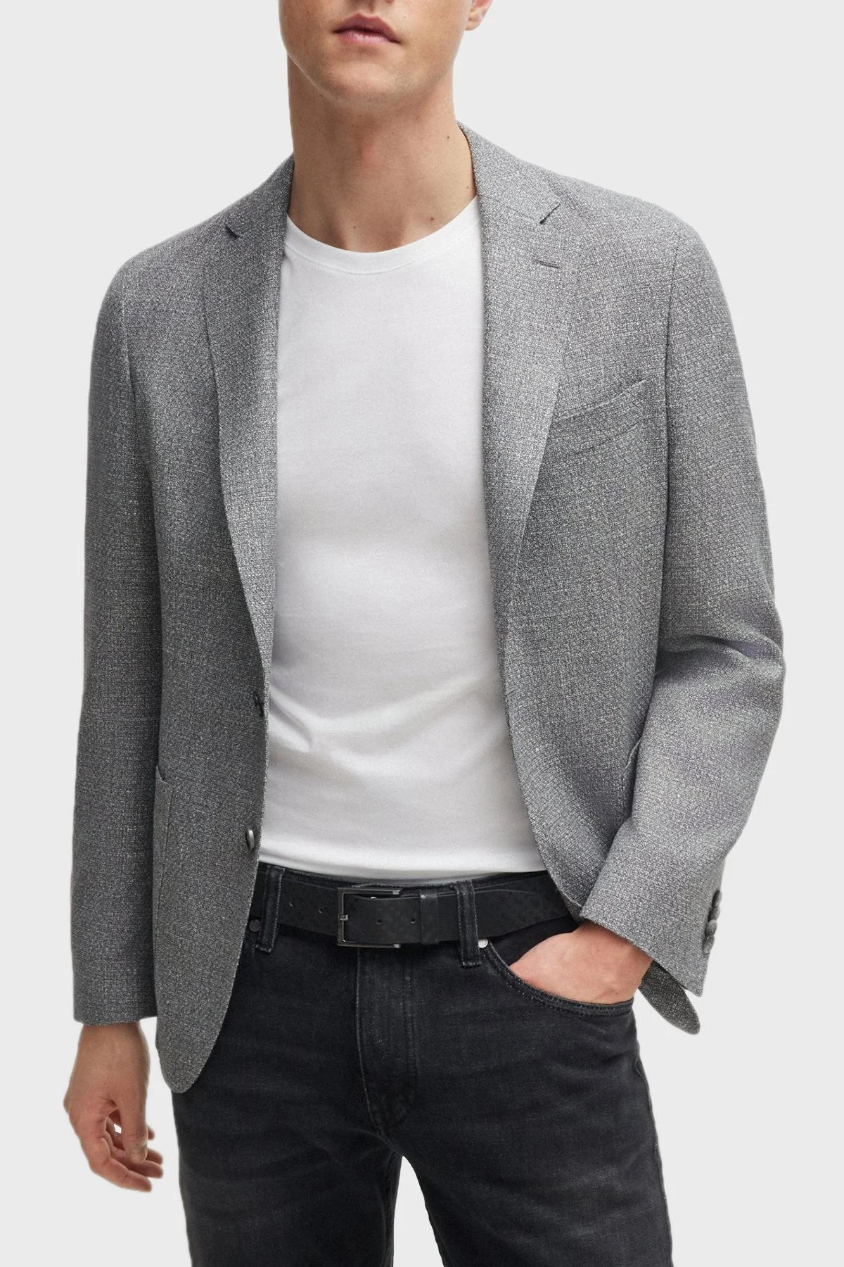 Boss Logolu Hakiki Deri Erkek Kemer 50524047 001 SİYAH - 3