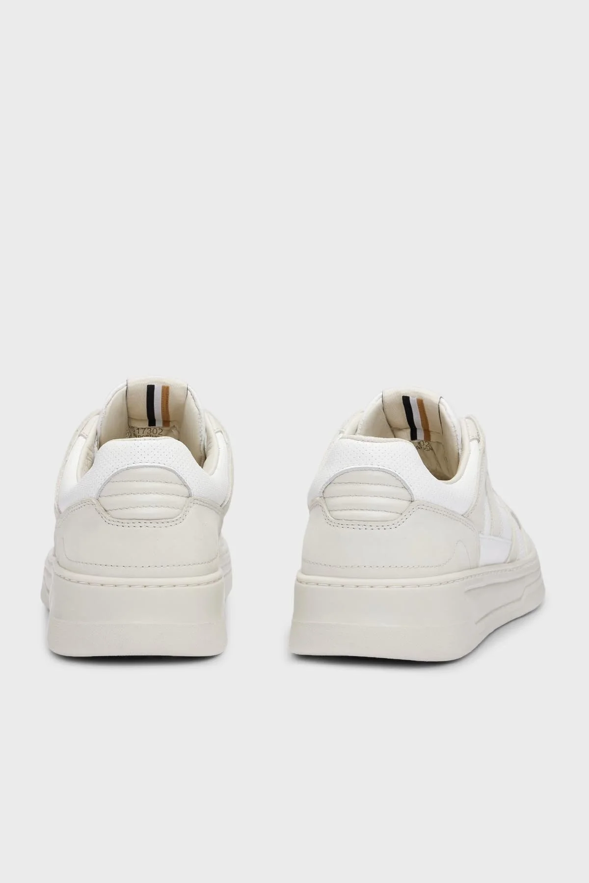 Boss Logolu Hakiki Deri Sneaker Erkek Ayakkabı 50517302 280 BEJ - 8