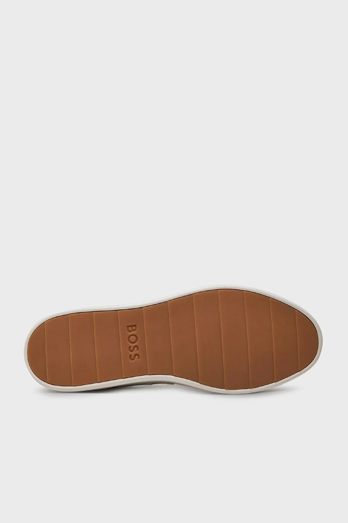 Boss Logolu Hakiki Deri Sneaker Erkek Ayakkabı 50522865 100 BEYAZ - 5