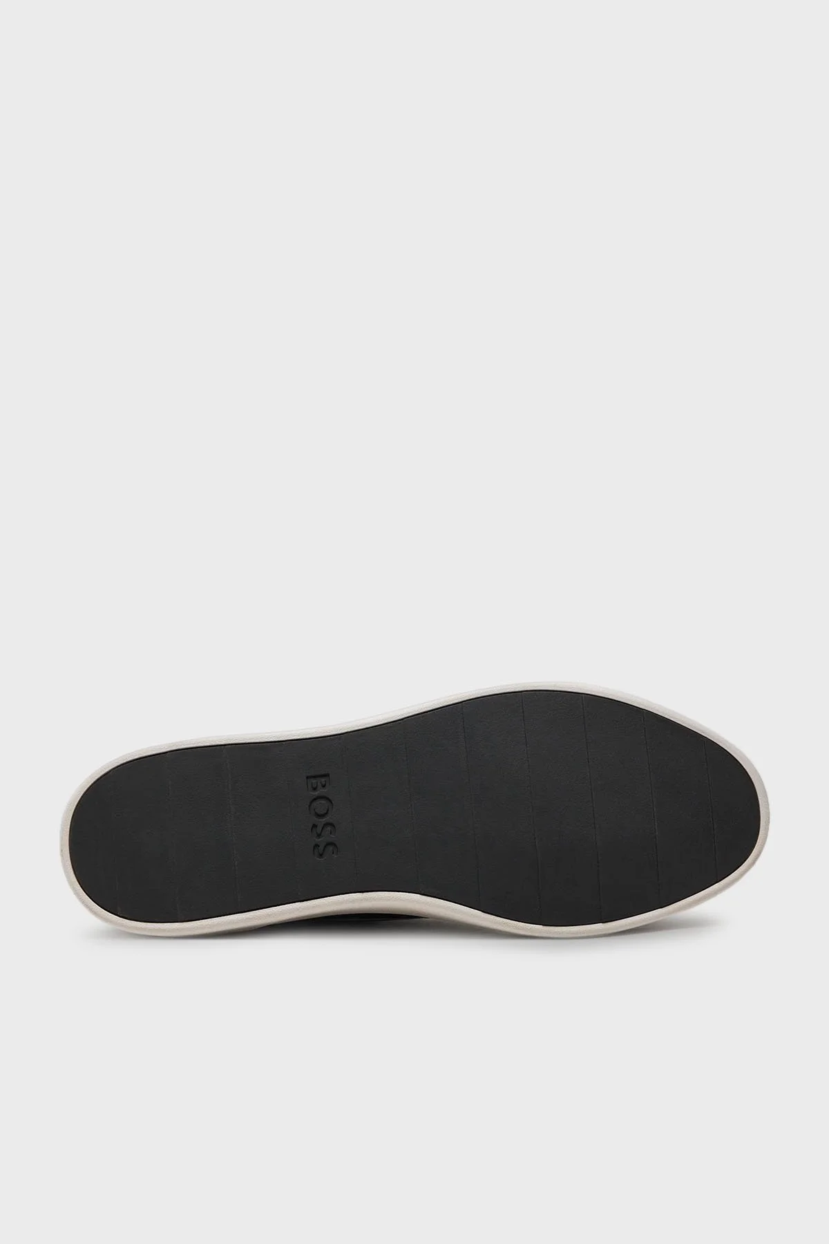 Boss Logolu Hakiki Deri Sneaker Erkek Ayakkabı 50522865 401 LACİVERT - 6