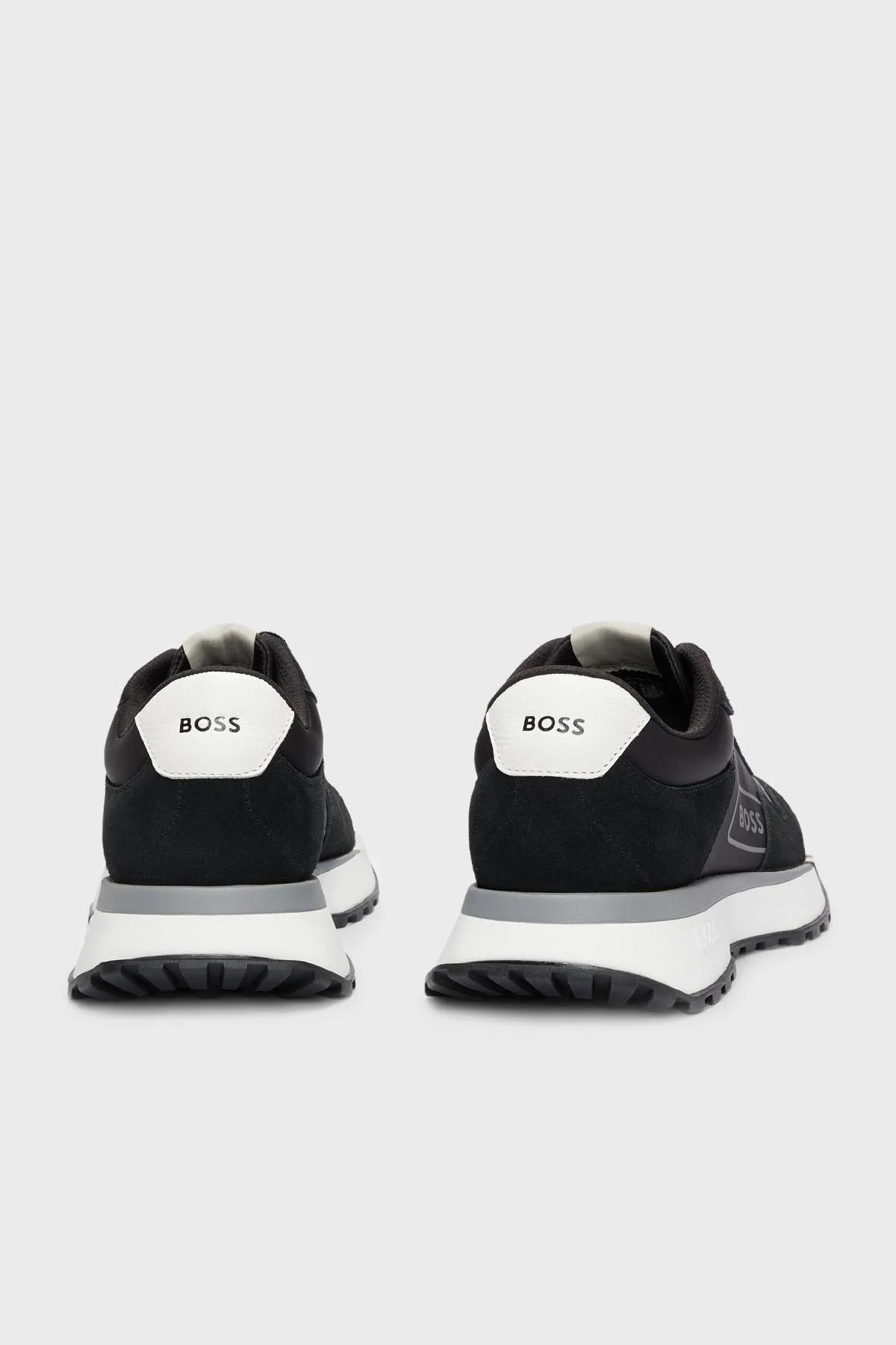 Boss Logolu İmza Şerit Detaylı Bağlamalı Spor Erkek Ayakkabı 50498907 001 SİYAH - 5