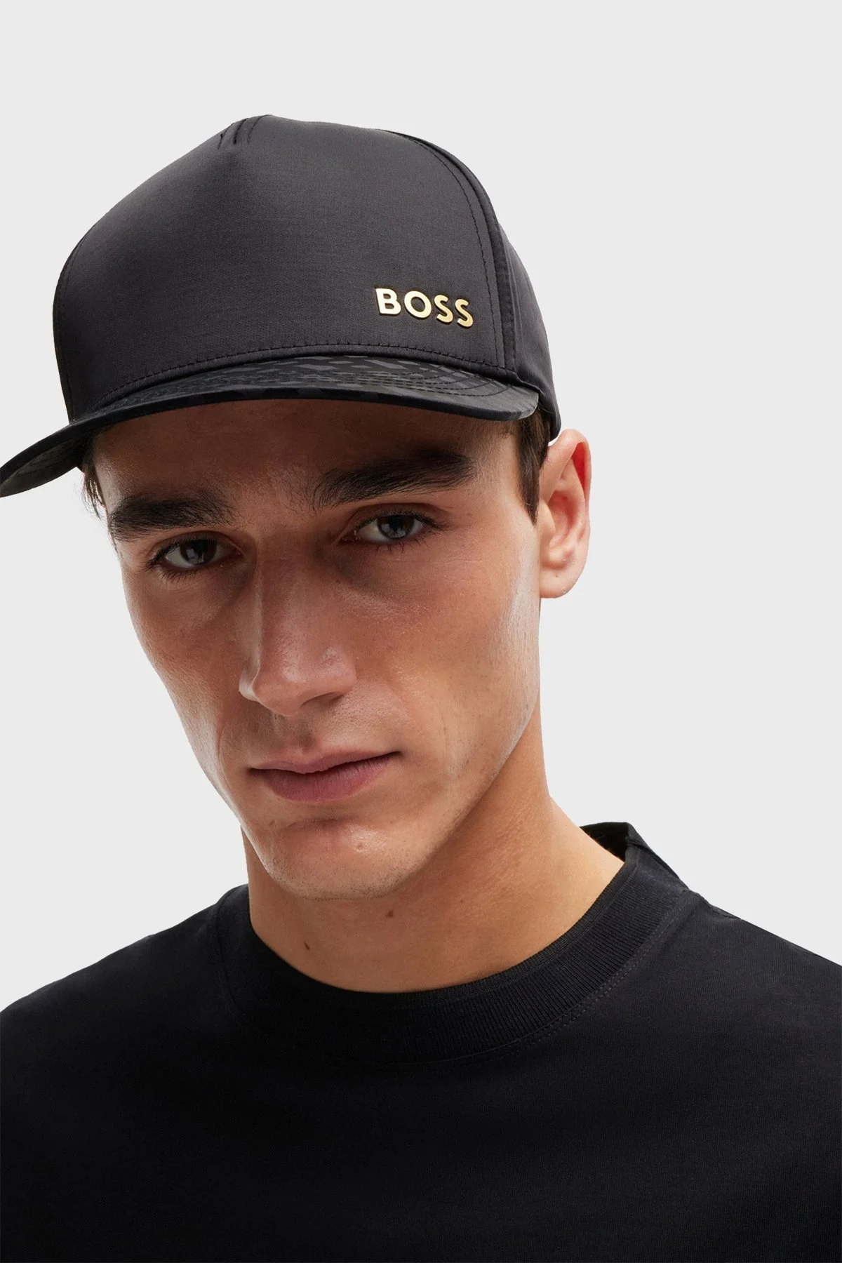 Boss logolu Jakarlı Erkek Şapka 50520795 001 SİYAH - 2
