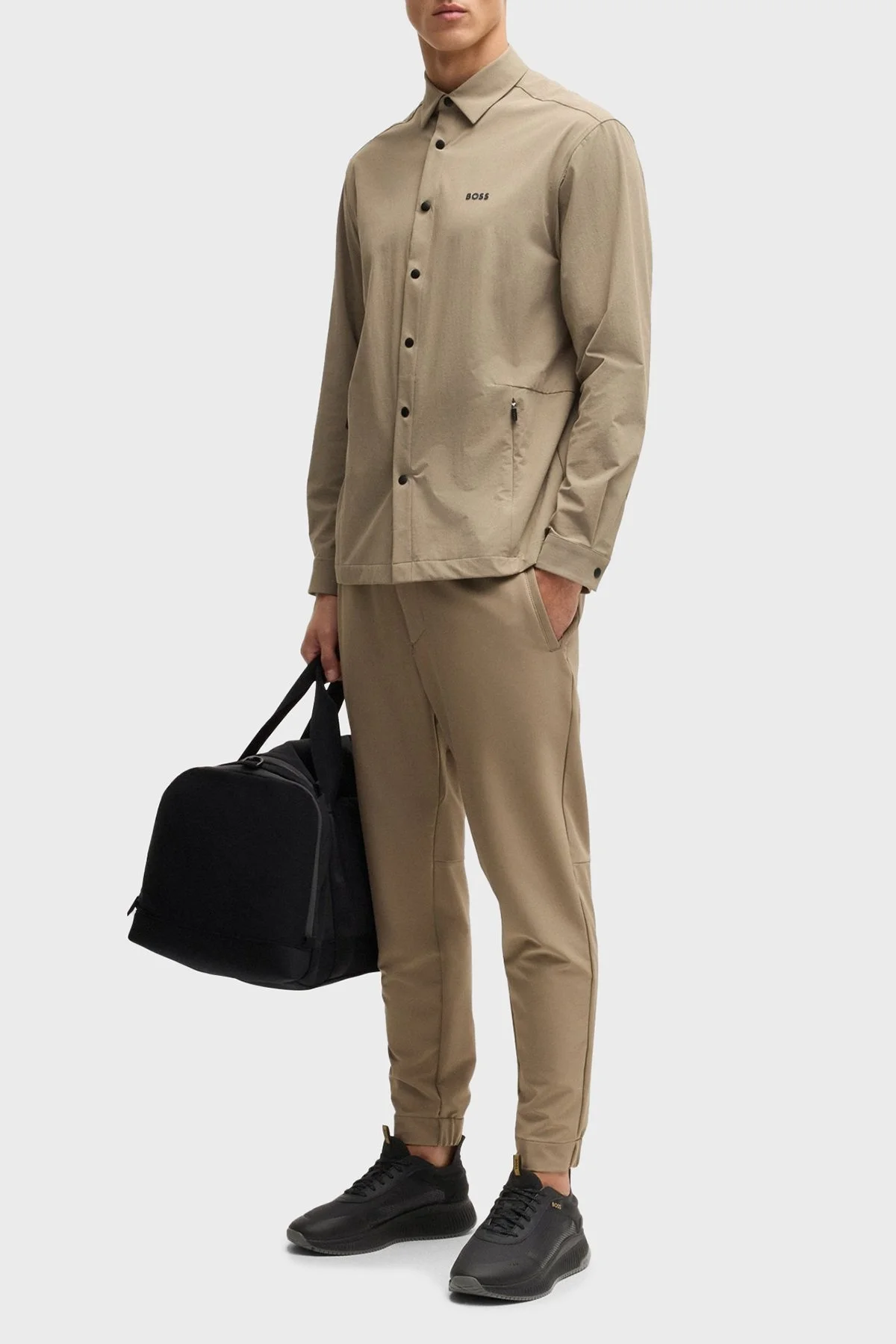 Boss Logolu Kalın Taban Sneaker Erkek Ayakkabı 50536488 005 SİYAH - 2