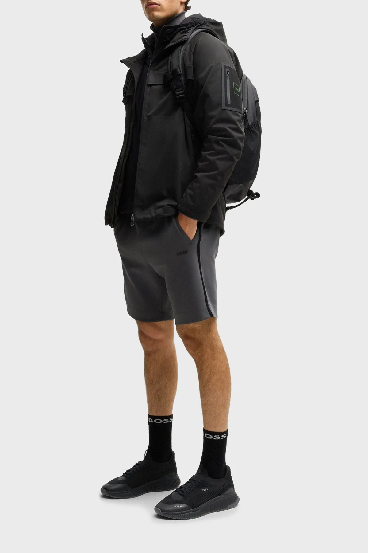 Boss Logolu Kalın Tabanlı Sneaker Erkek Ayakkabı 50523113 002 SİYAH - 2