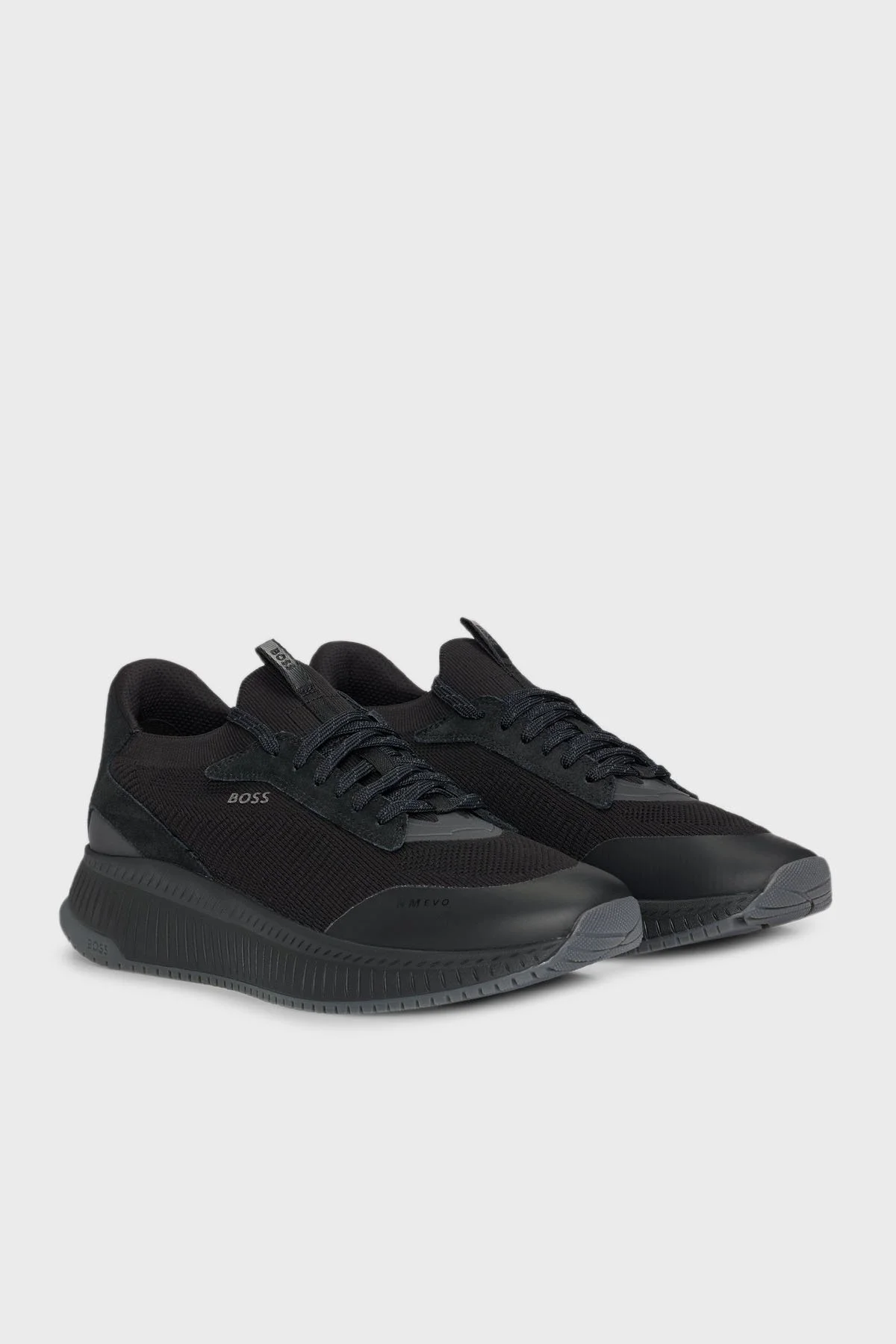 Boss Logolu Kalın Tabanlı Sneaker Erkek Ayakkabı 50523113 002 SİYAH - 3