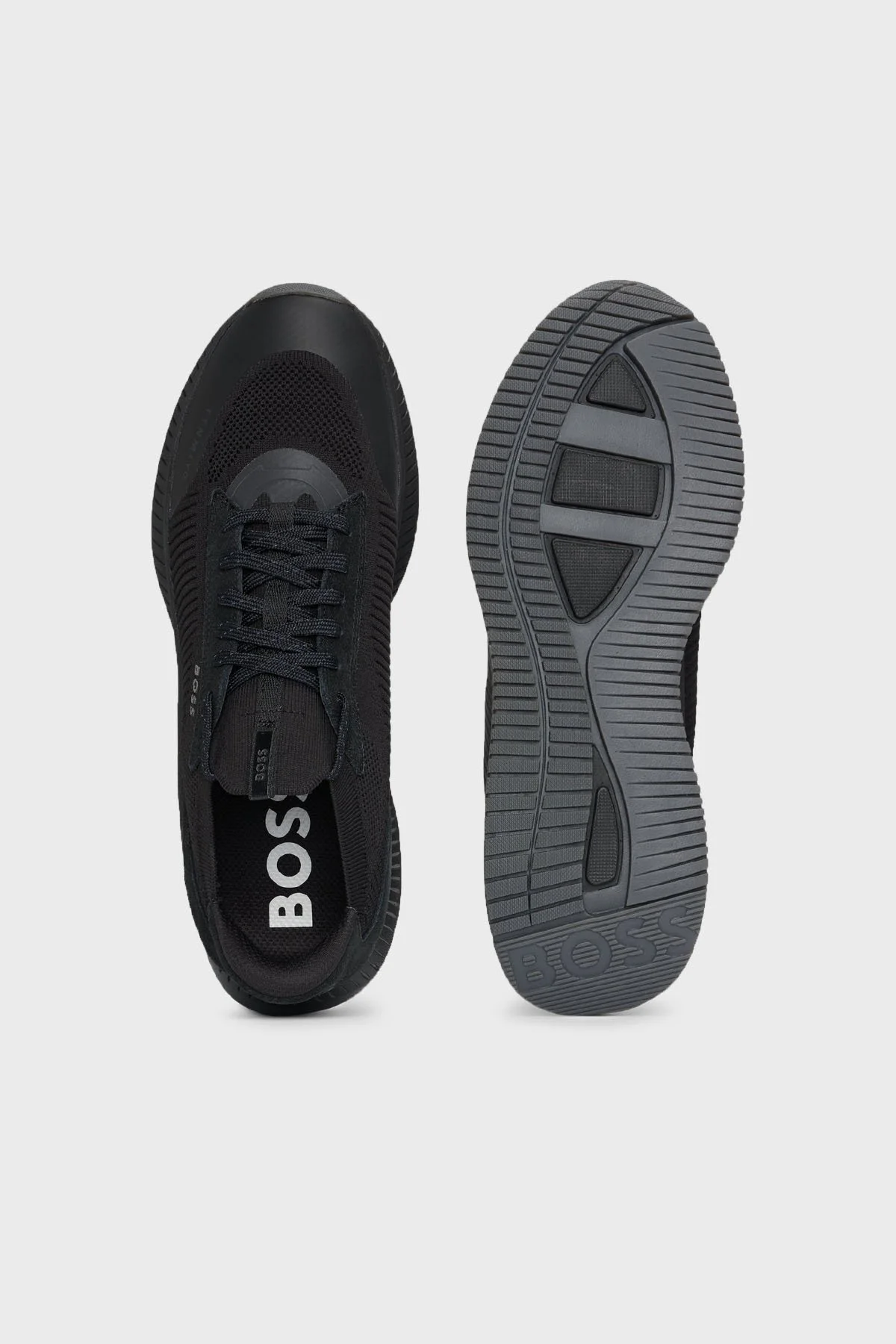 Boss Logolu Kalın Tabanlı Sneaker Erkek Ayakkabı 50523113 002 SİYAH - 5