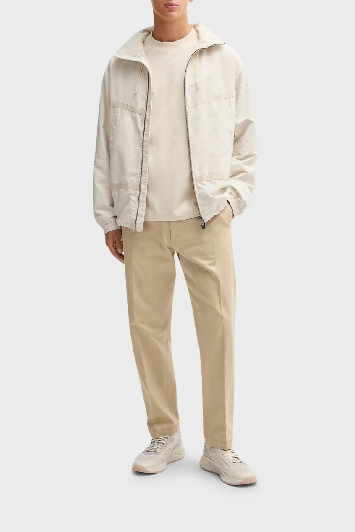 Boss Logolu Kalın Tabanlı Sneaker Erkek Ayakkabı 50523113 270 BEJ - 2