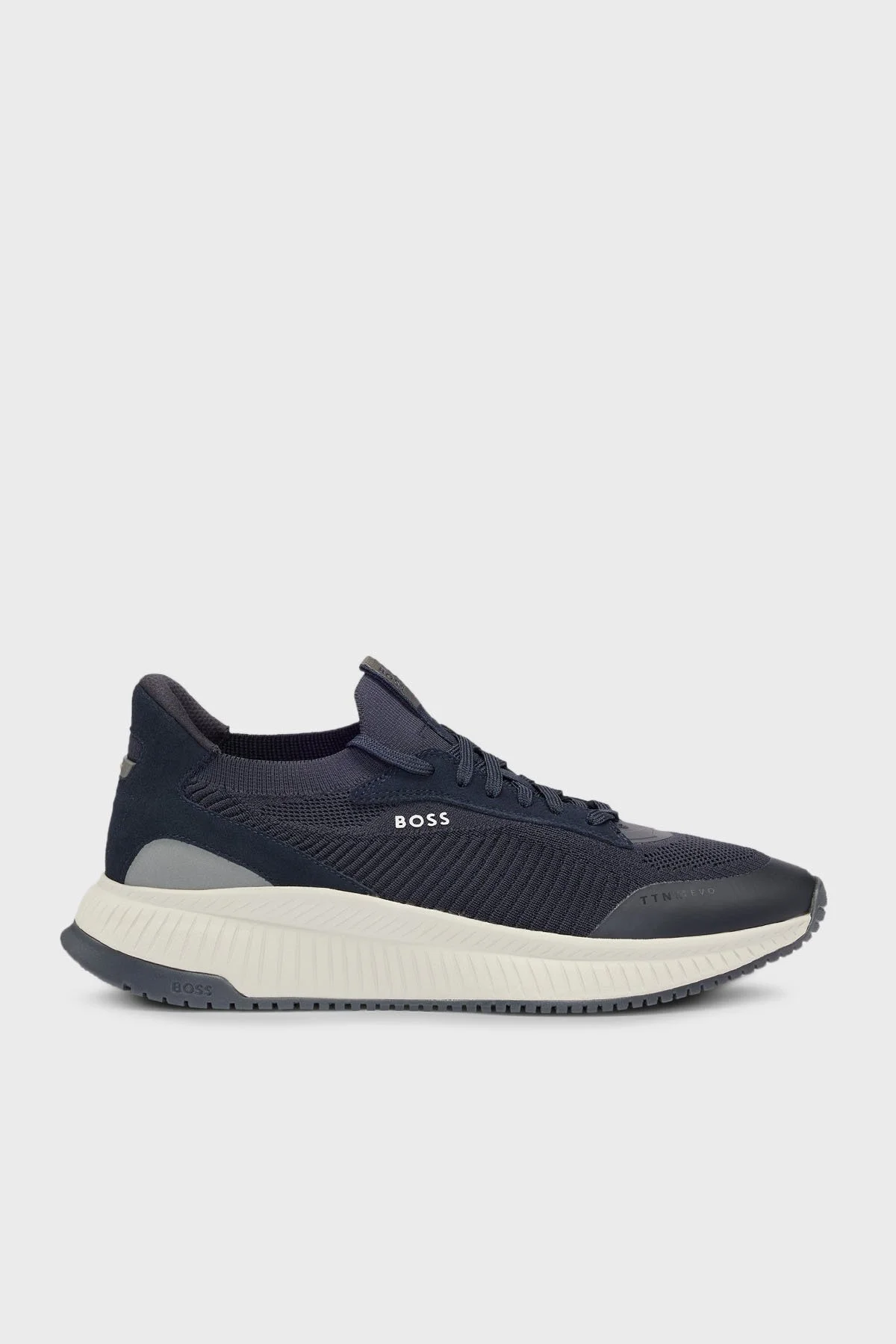 Boss Logolu Kalın Tabanlı Sneaker Erkek Ayakkabı 50523113 401 LACİVERT - 3