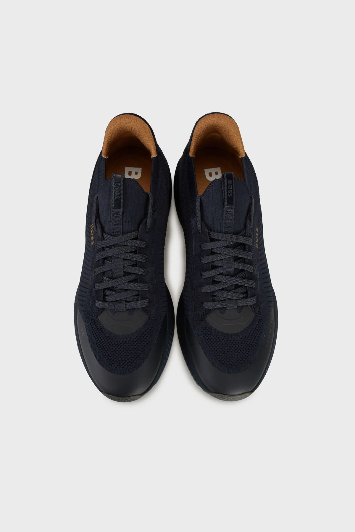 Boss Logolu Kalın Tabanlı Sneaker Erkek Ayakkabı 50523113 475 LACİVERT - 4