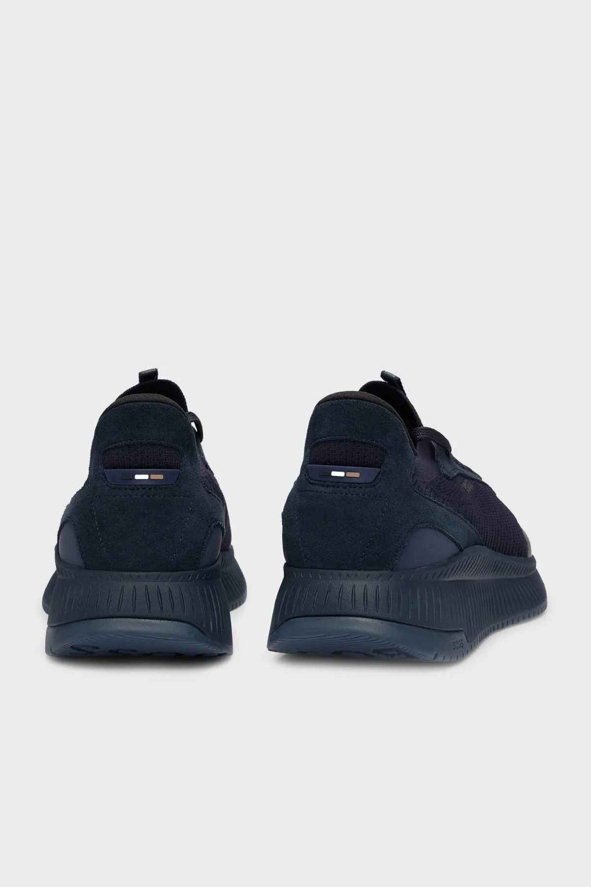 Boss Logolu Örme Detaylı Kılçık Tabanlı Sneaker Erkek Ayakkabı 50498904 405 LACİVERT - 5
