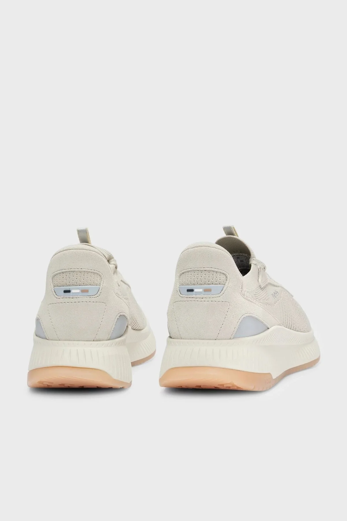 Boss Logolu Örme Detaylı Kılçık Tabanlı Spor Erkek Ayakkabı 50498904 270 BEJ - 4