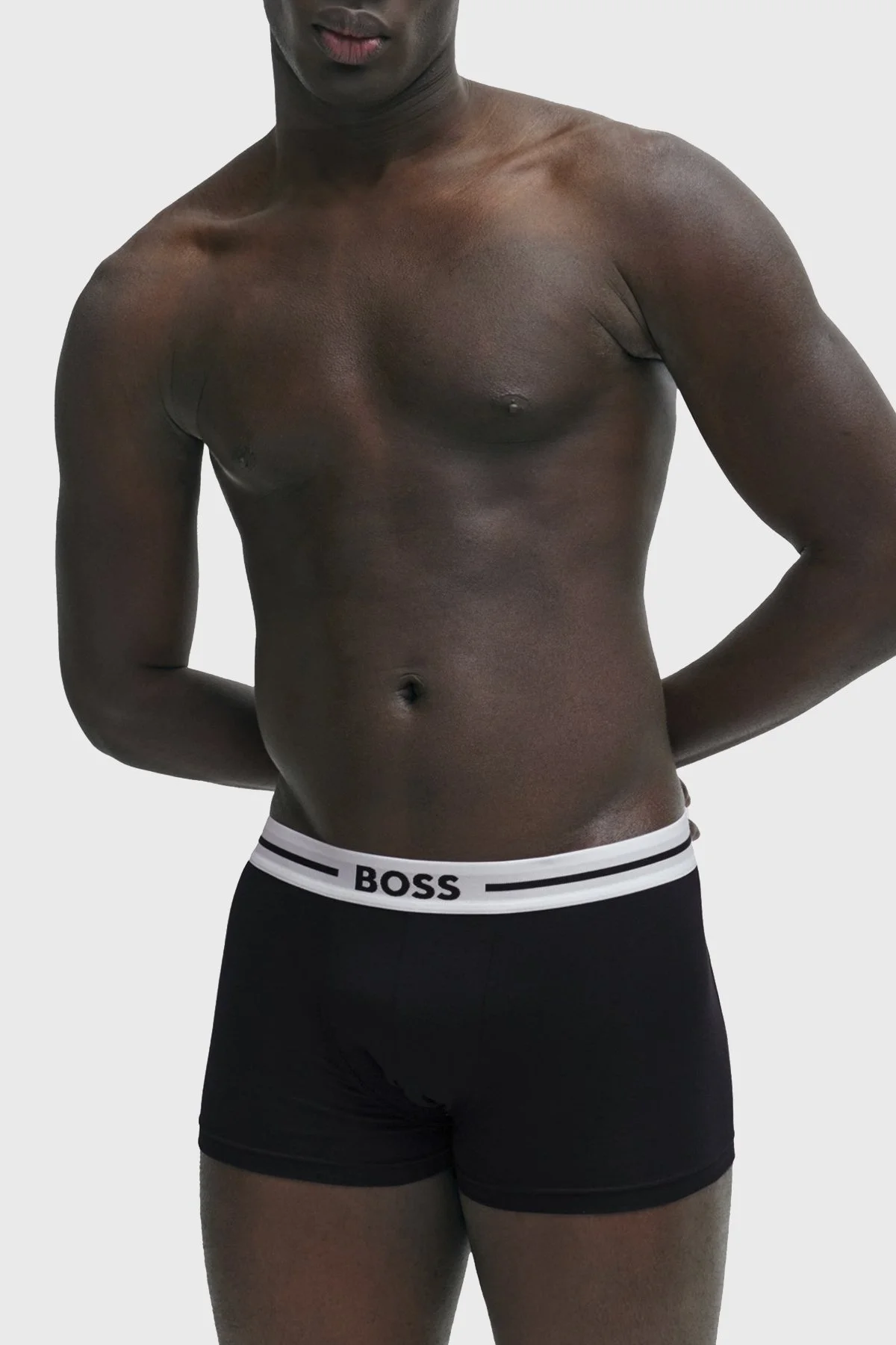 Boss Logolu Pamuklu 3 Pack Erkek Boxer 50514951 970 SİYAH - 9