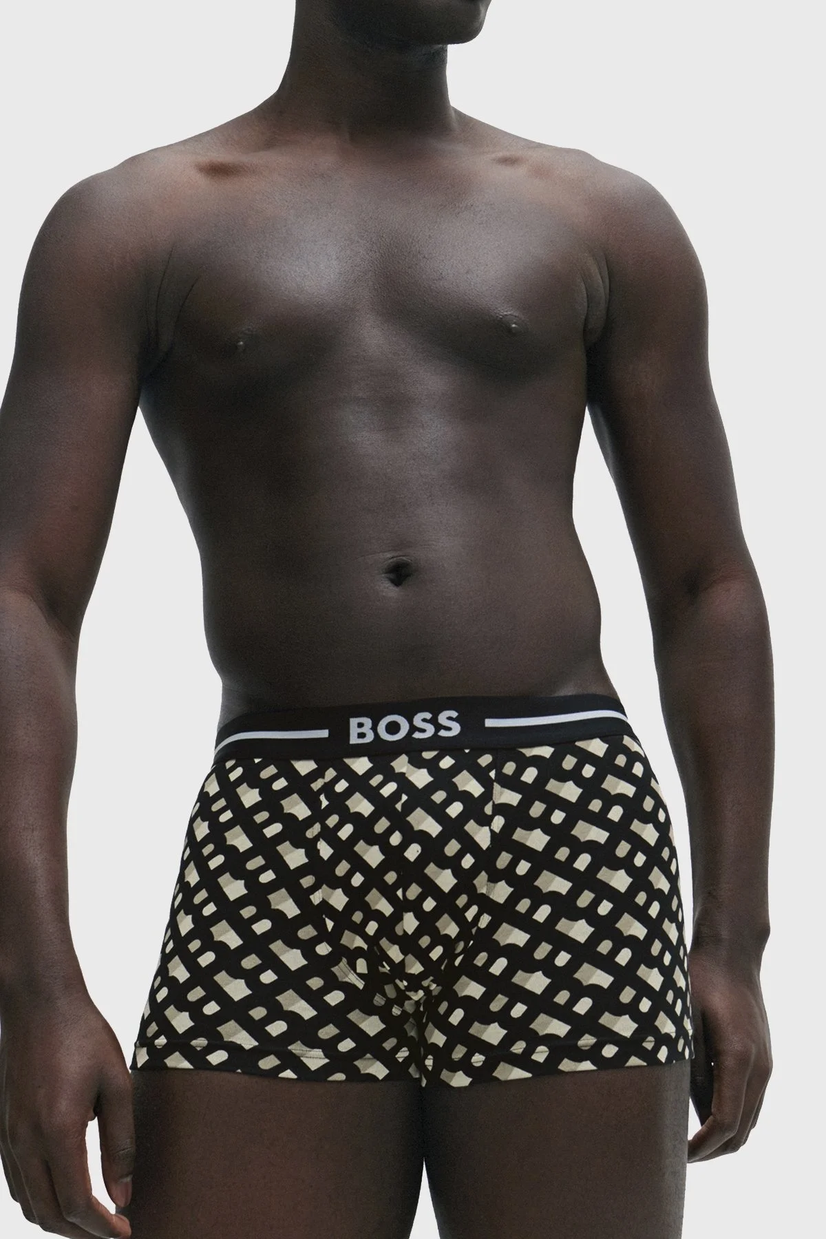 Boss Logolu Pamuklu 3 Pack Erkek Boxer 50514951 970 SİYAH - 11