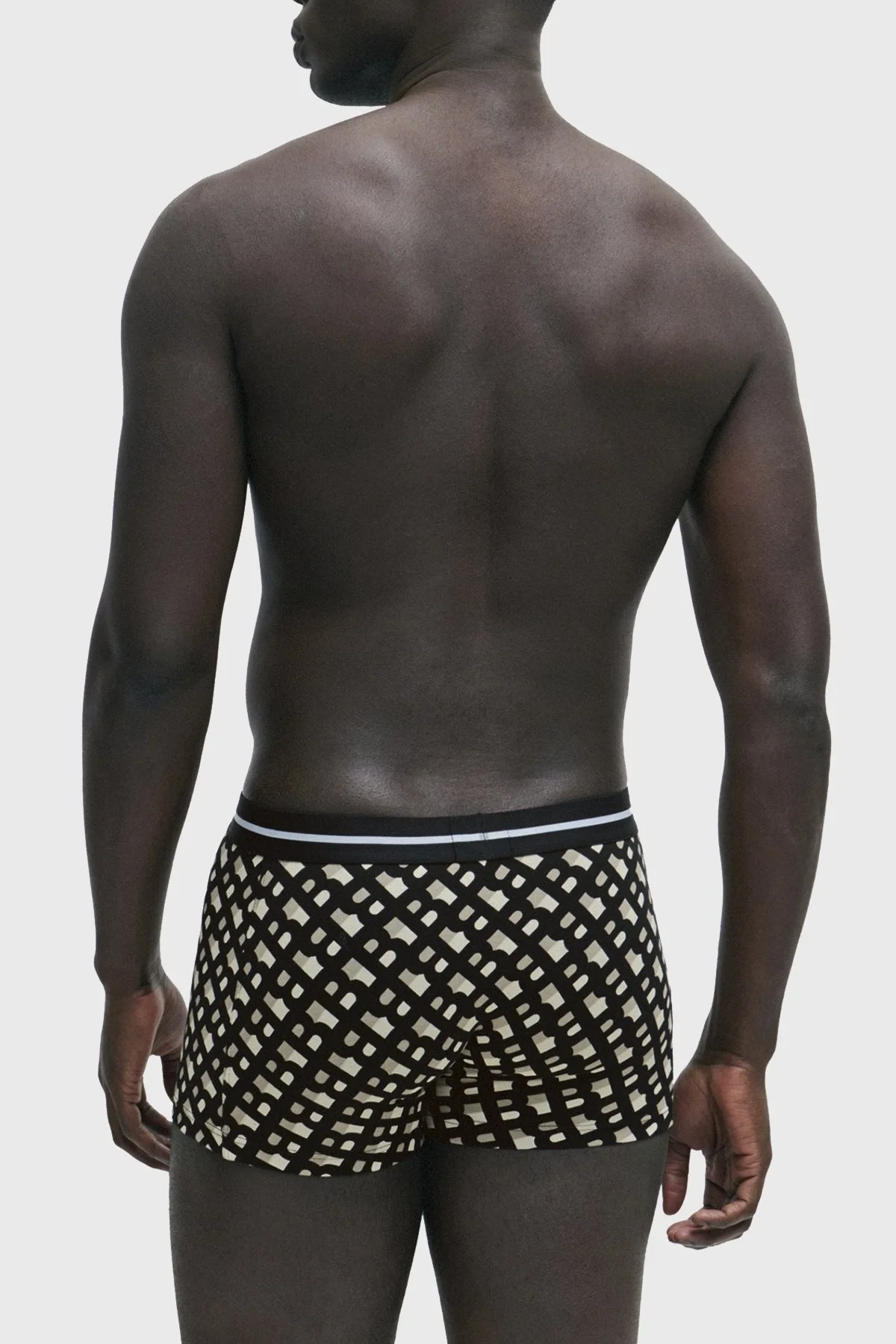 Boss Logolu Pamuklu 3 Pack Erkek Boxer 50514951 970 SİYAH - 12