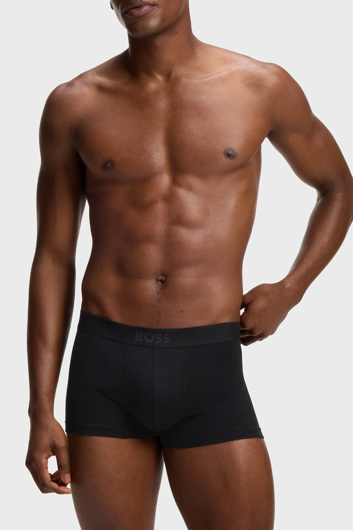 Boss Logolu Pamuklu 3 Pack Erkek Boxer 50544263 997 Siyah-yeşil-bordo - 7