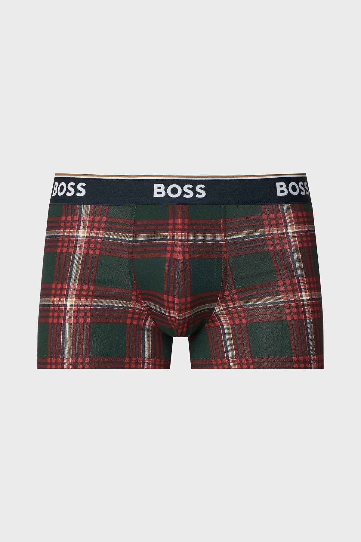 Boss Logolu Pamuklu 3 Pack Erkek Boxer 50554443 645 Lacivert-yeşil-lacivert - 7
