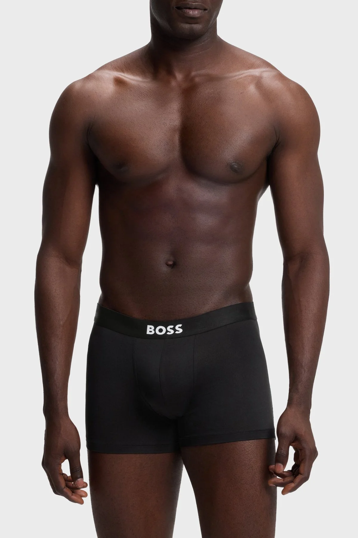 Boss Logolu Pamuklu 3 Pack Erkek Boxer 50555054 001 Siyah - 2